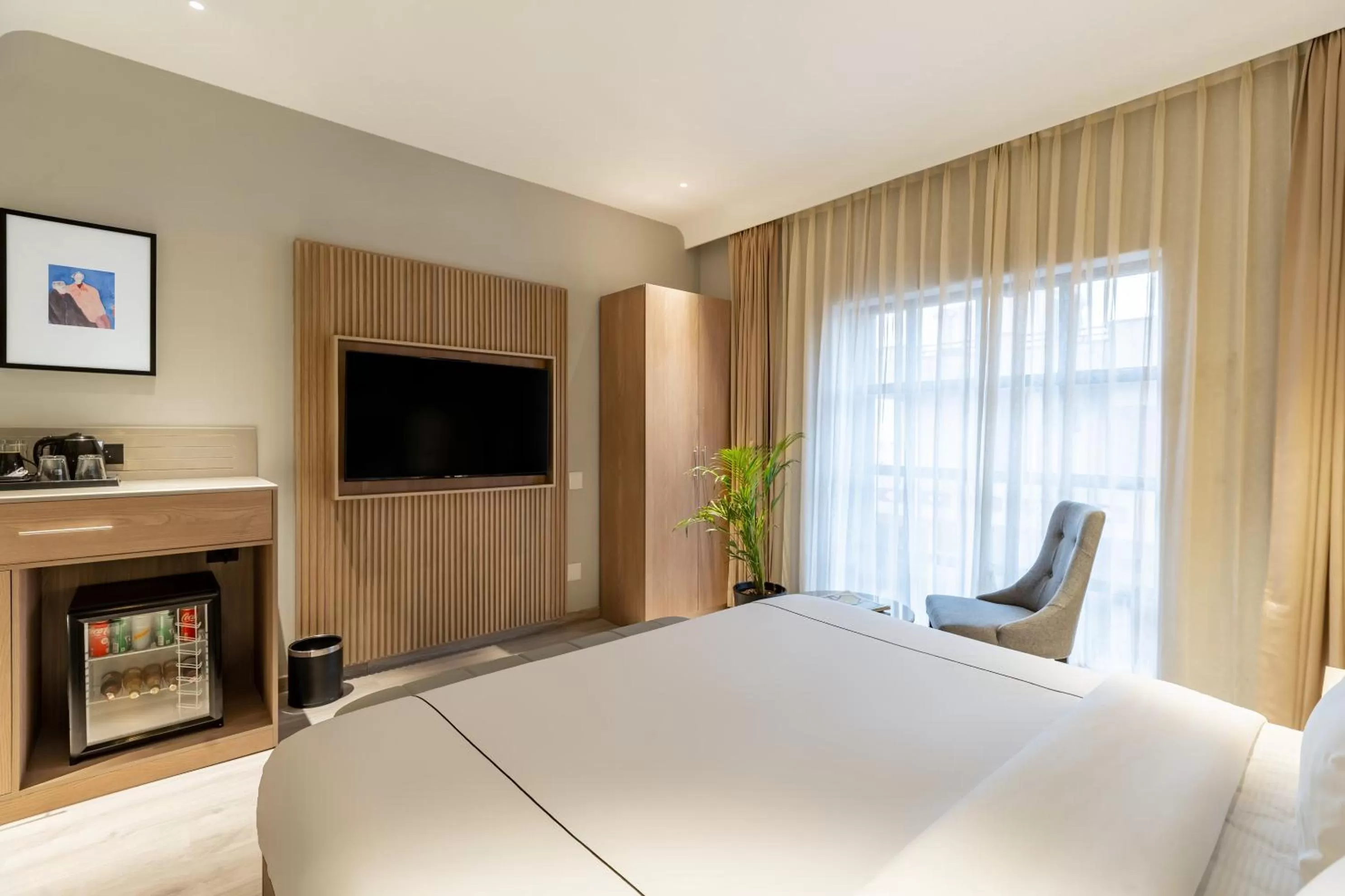 Photo of the whole room, Bed in Downtown Prime A Premium Boutique Hotel Udaipur - My Downtown Hotels