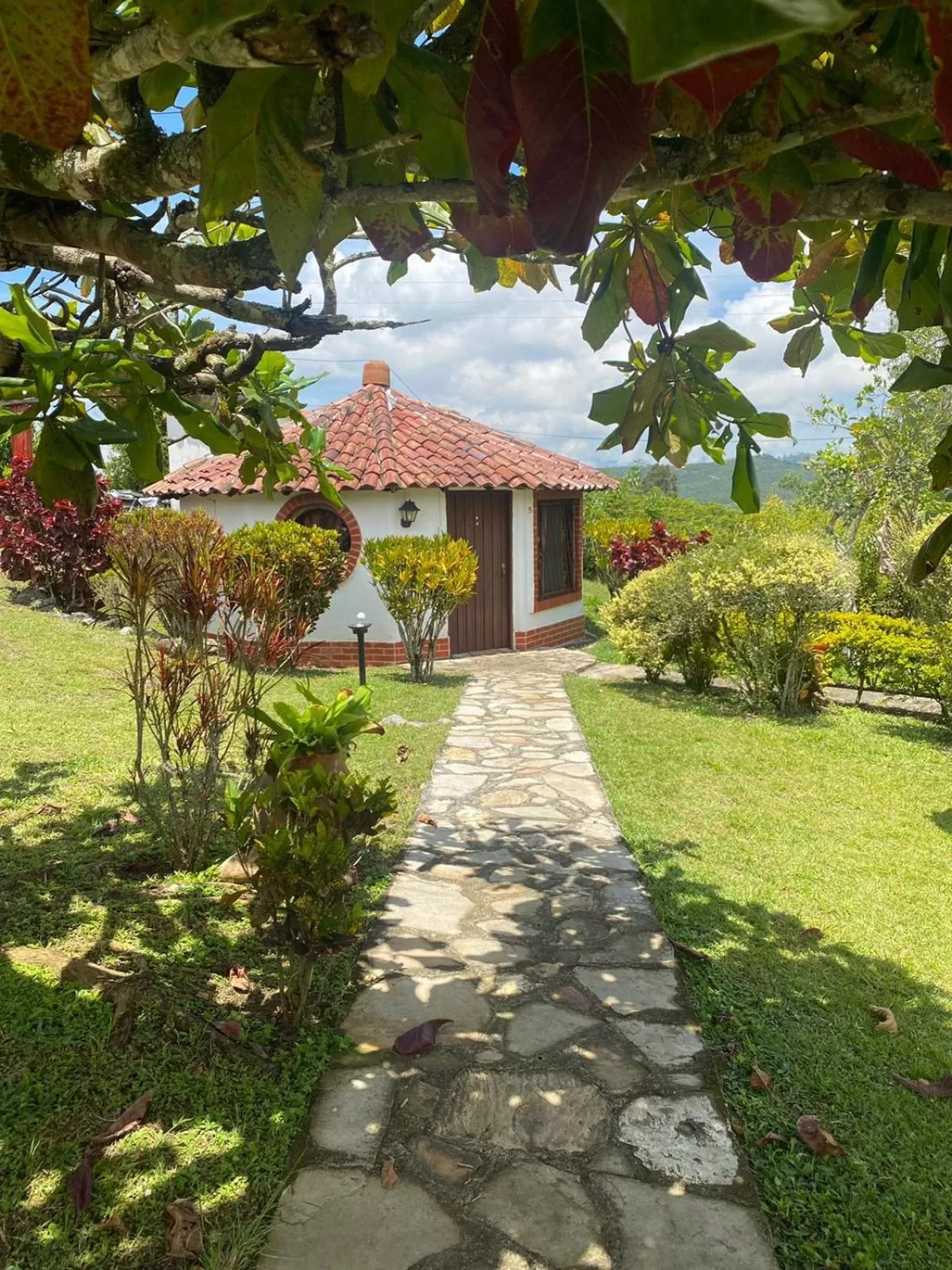 Garden, Property Building in Hotel Campestre la Loma curiti