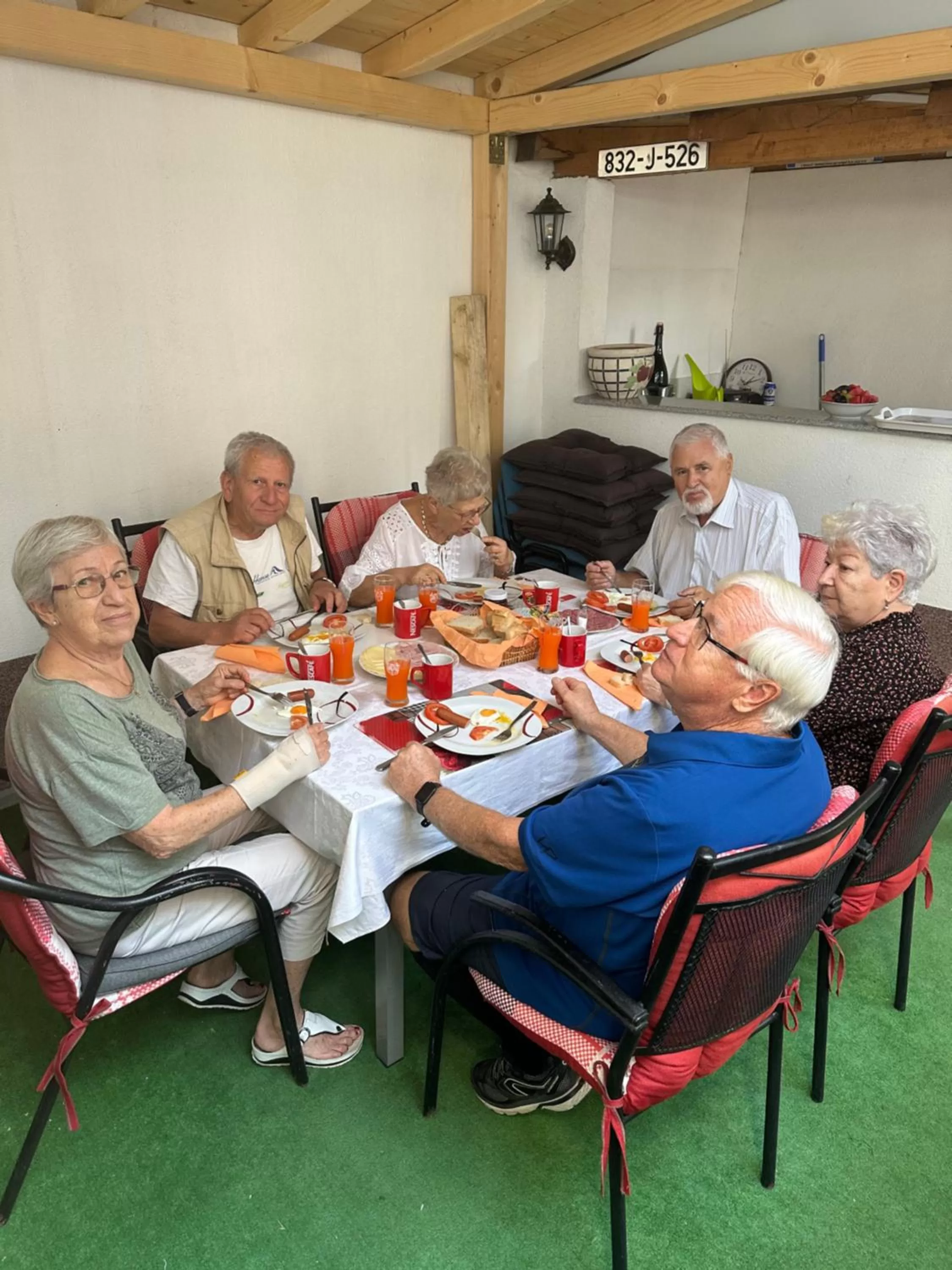 Family in Guest House Nana