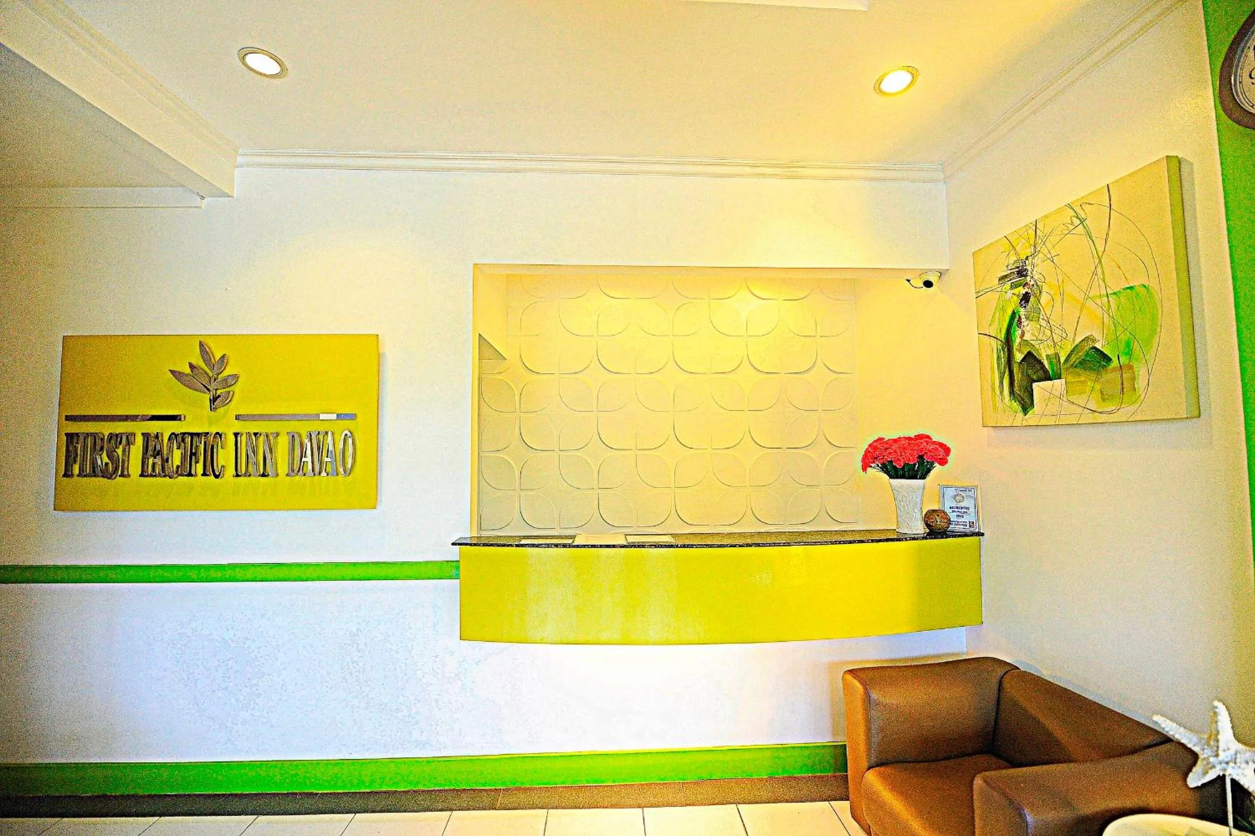 Lobby or reception in First Pacific Inn Davao