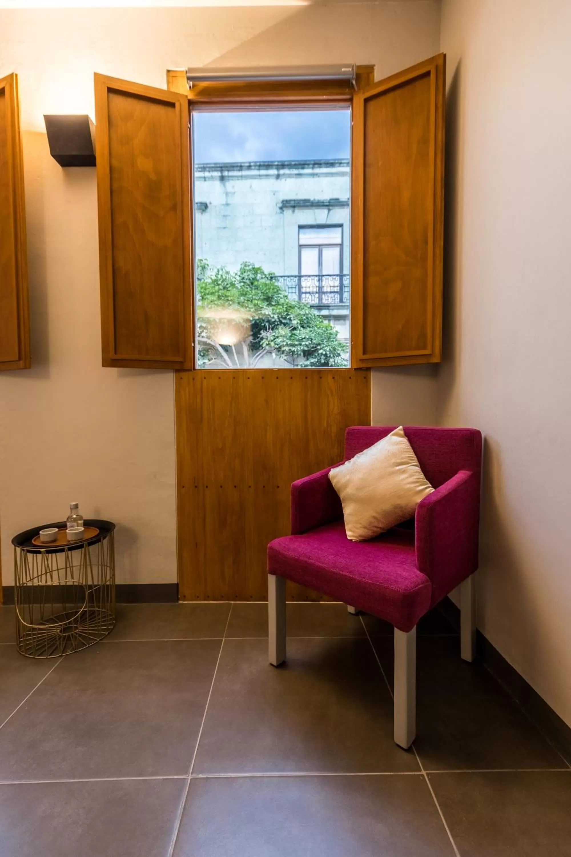 Seating area in Casa Olié