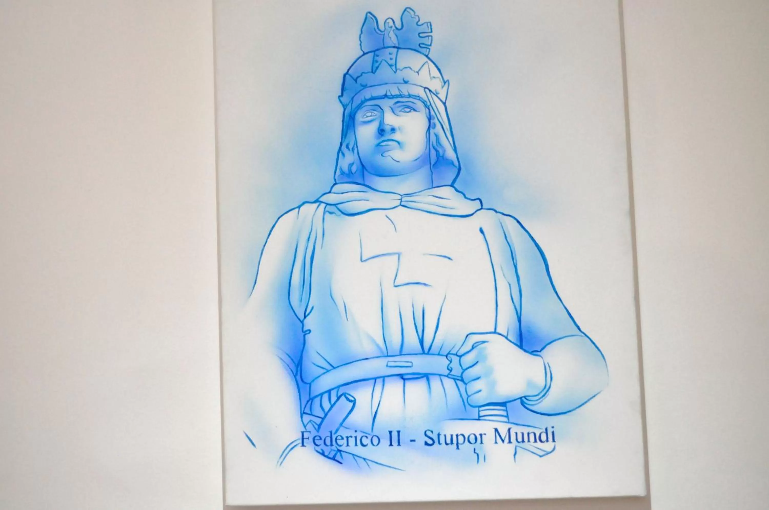 Decorative detail in Stupor Mundi Bed and Breakfast