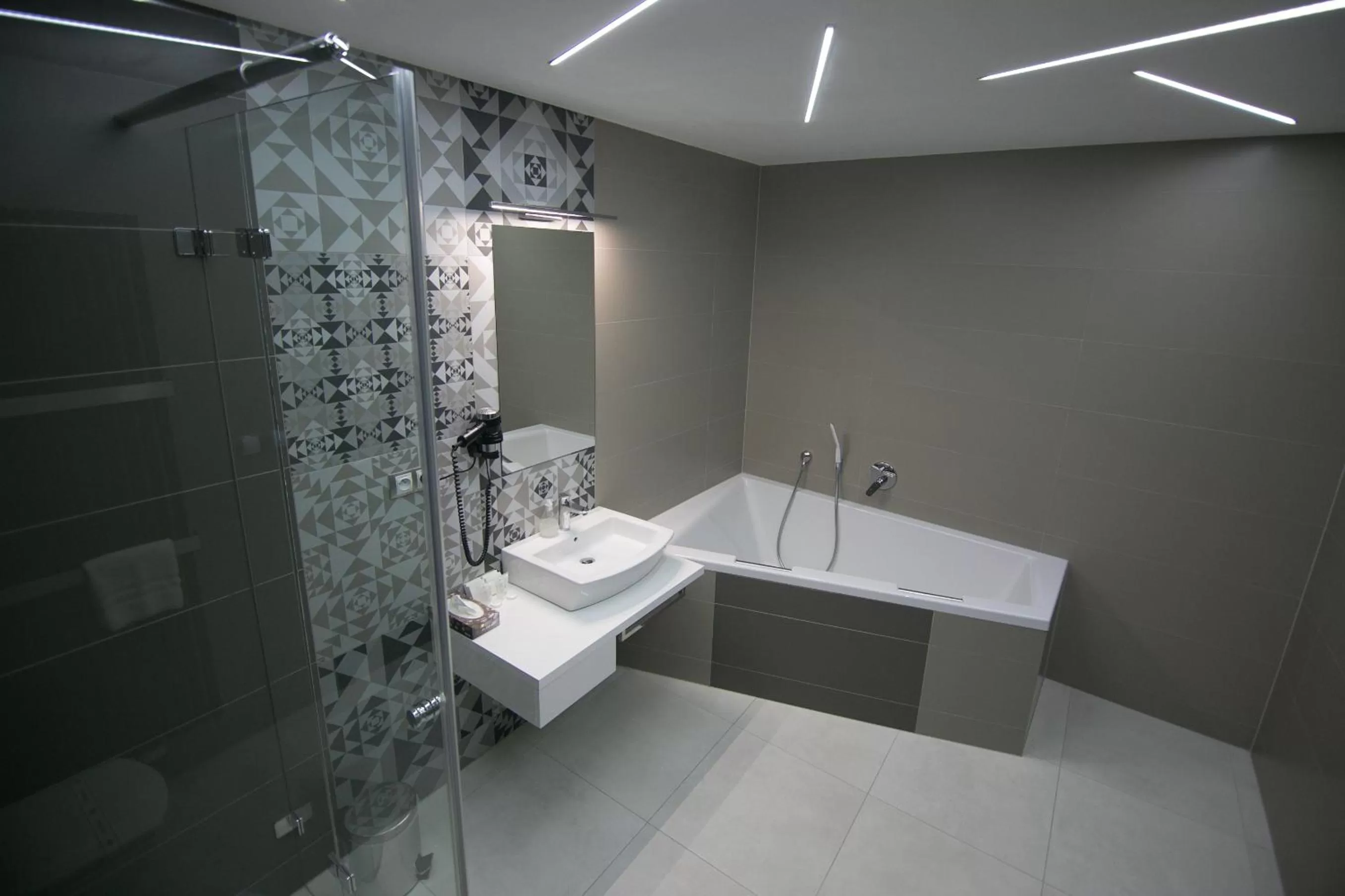 Bathroom in Hotel U Kostela