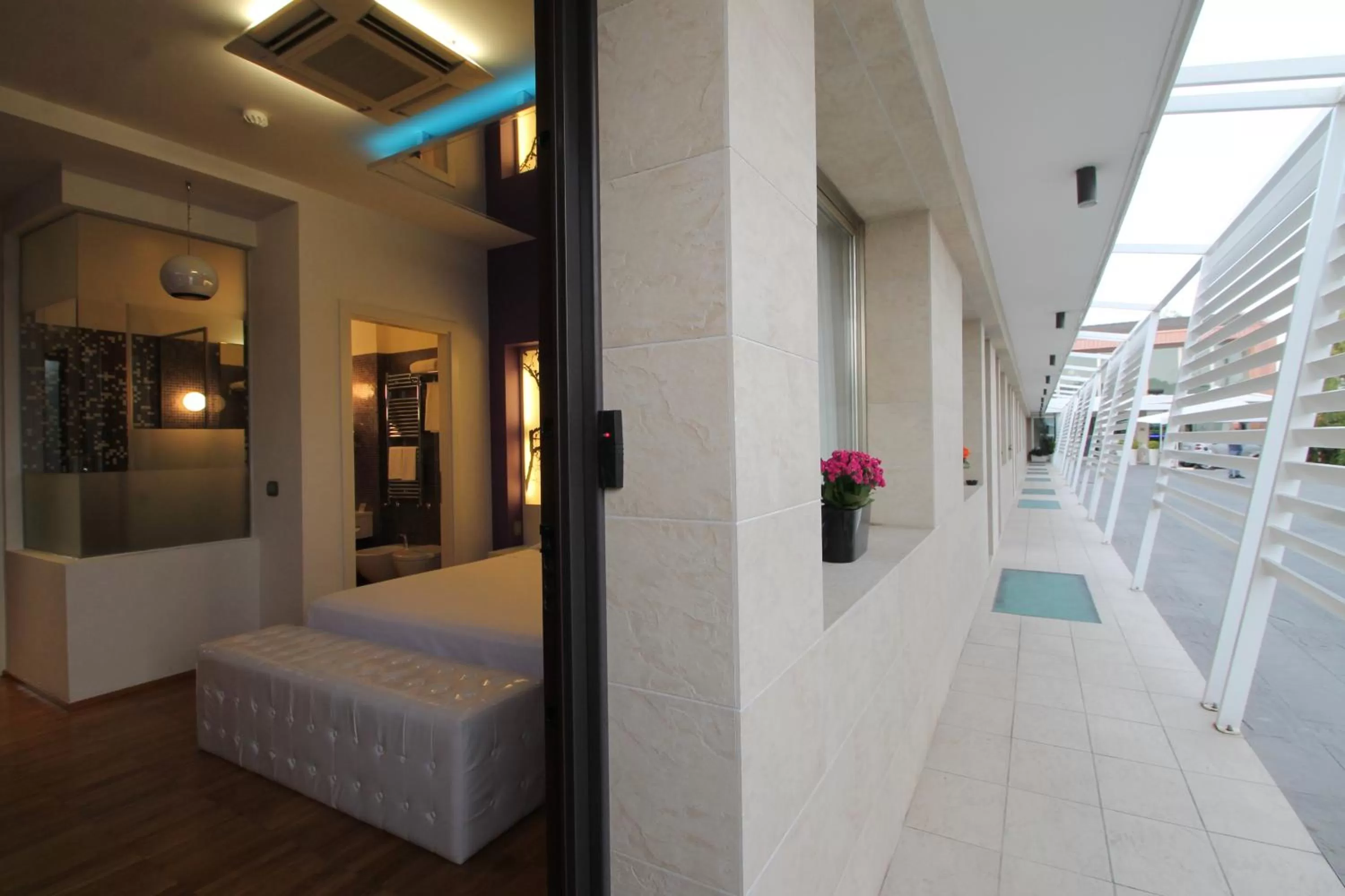 Decorative detail, Bed in JC Hotel