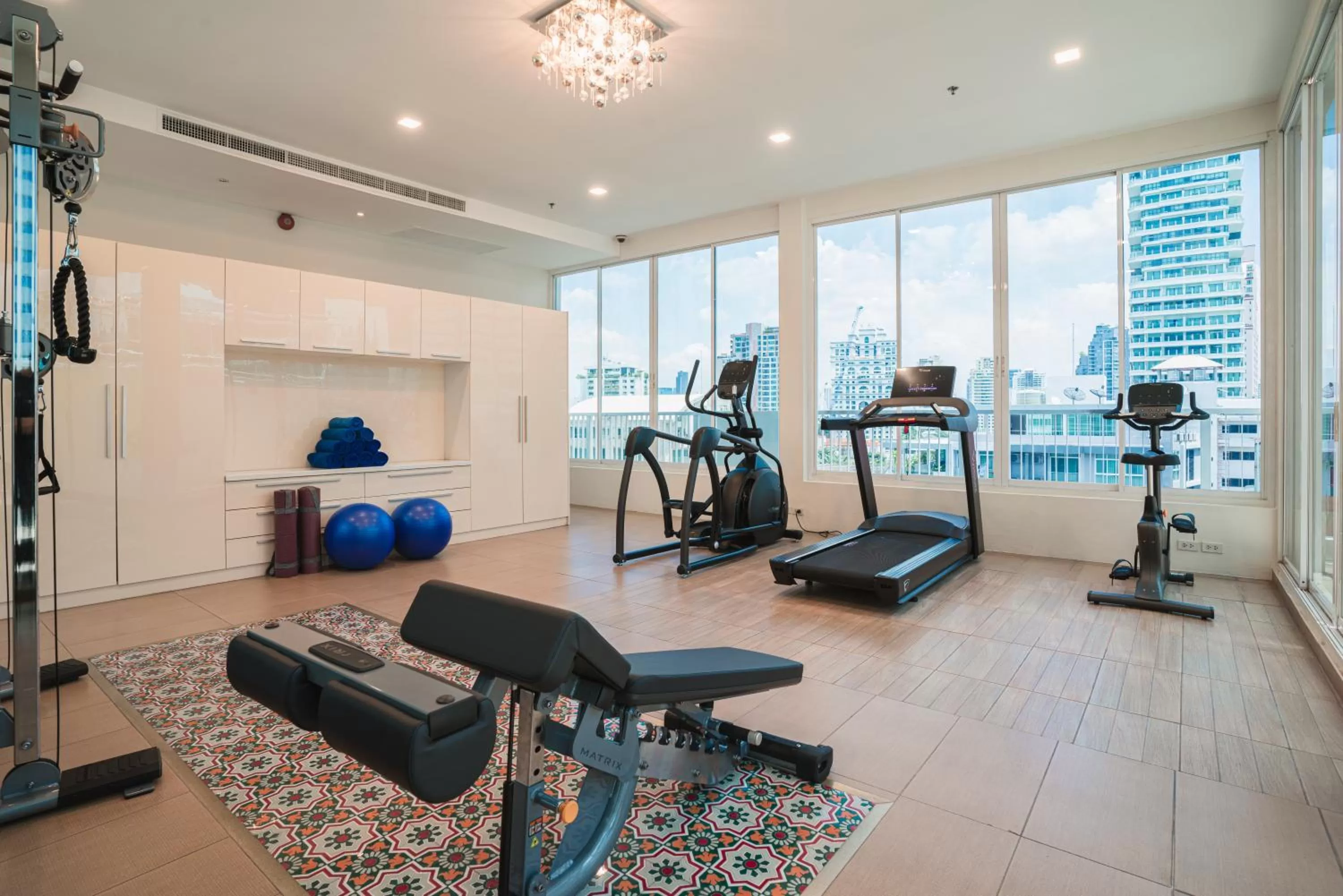 Fitness centre/facilities in The Bless Hotel and Residence