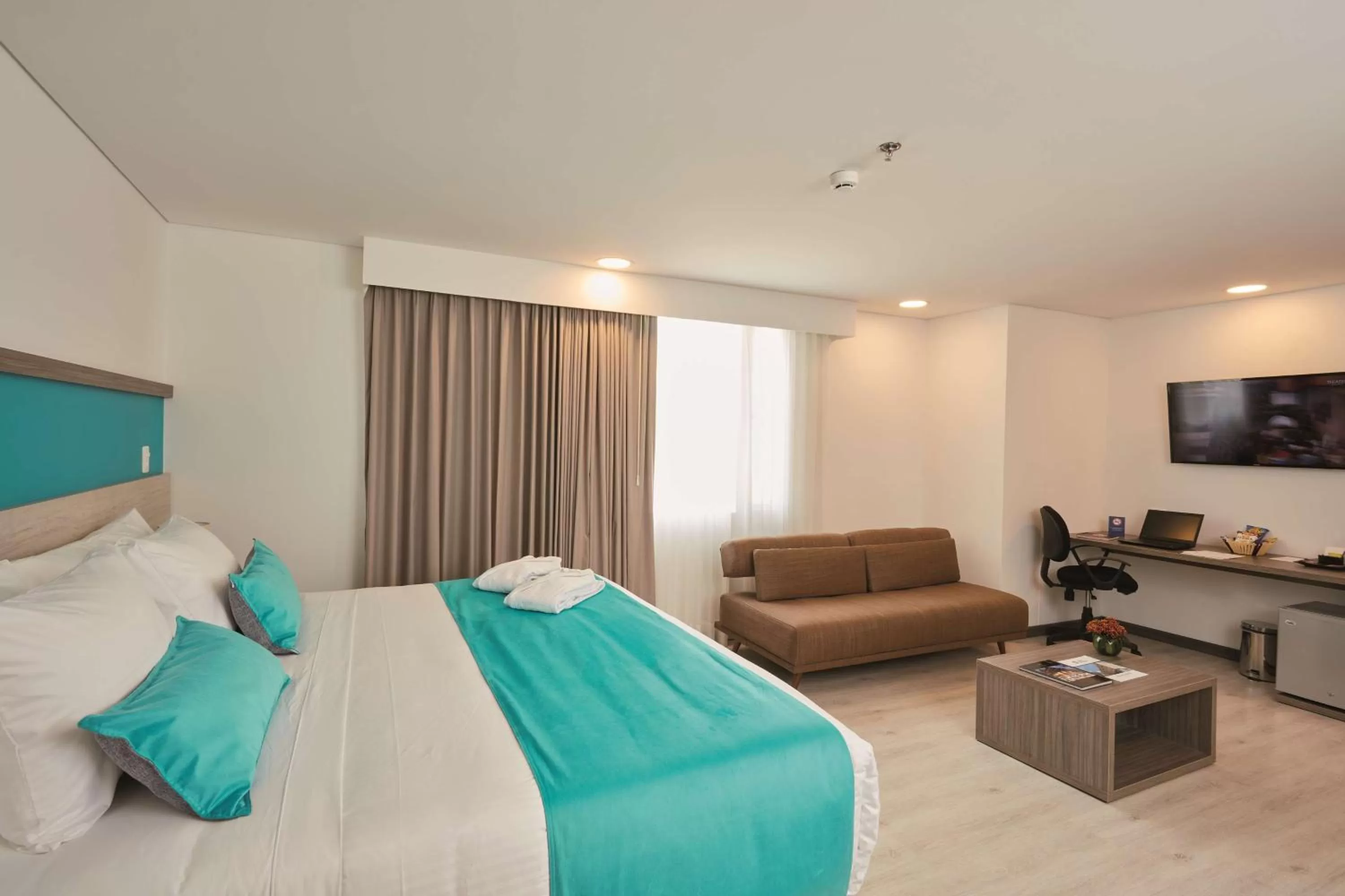 Photo of the whole room, Bed in Hotel Nivari Duitama