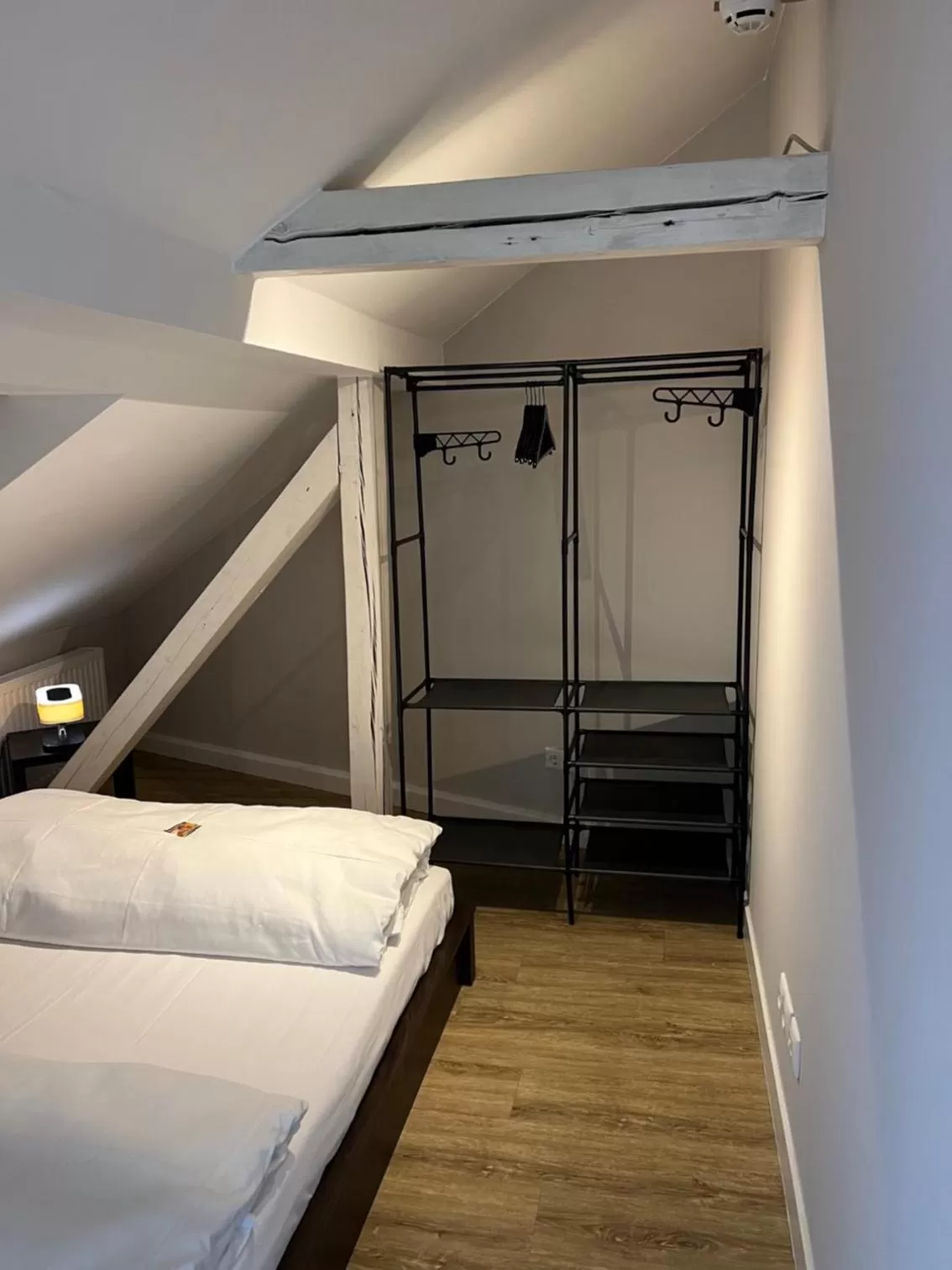 wardrobe, Bed in Lindenau Inn