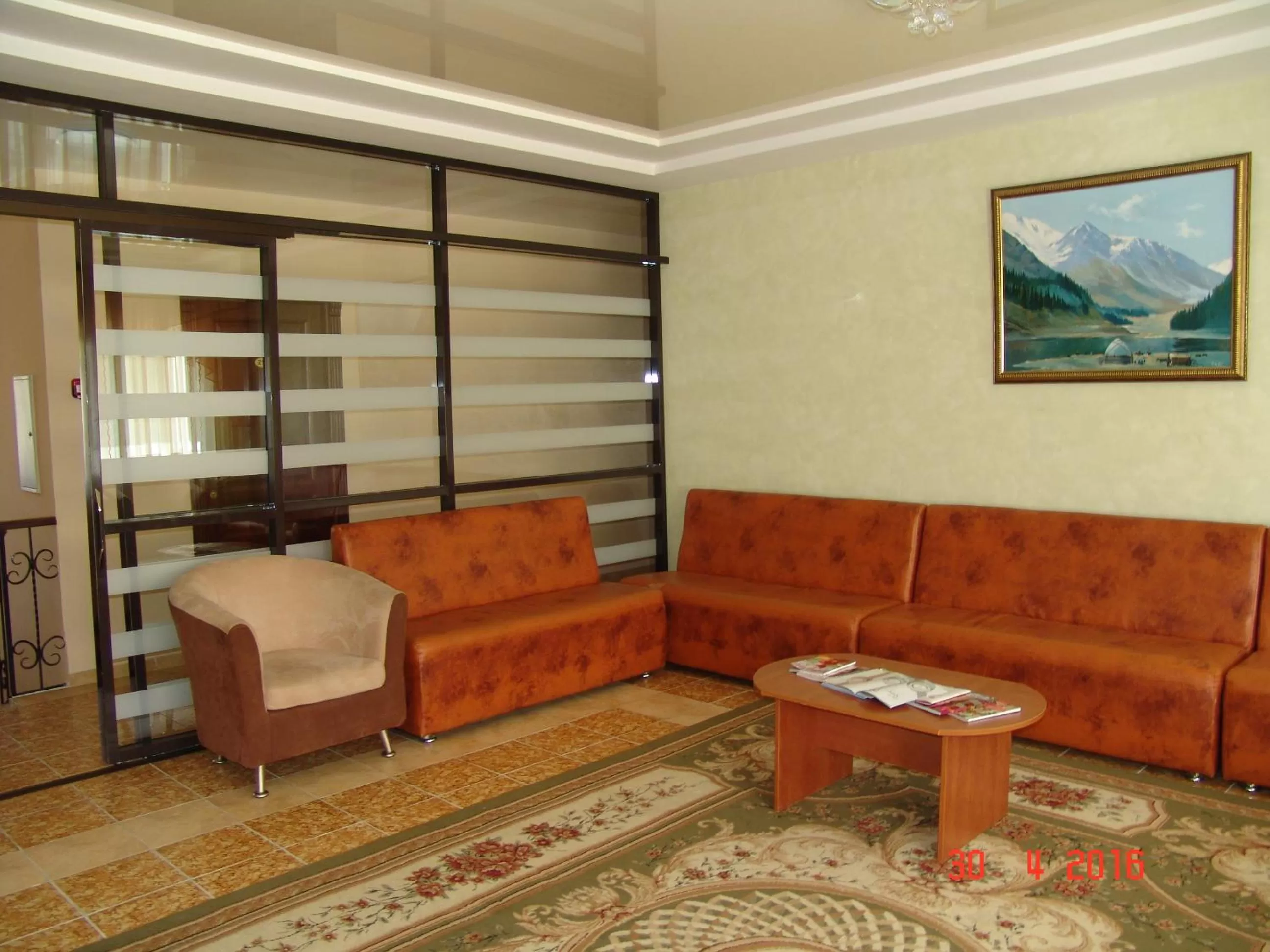 Seating Area in Zhaylau Hotel