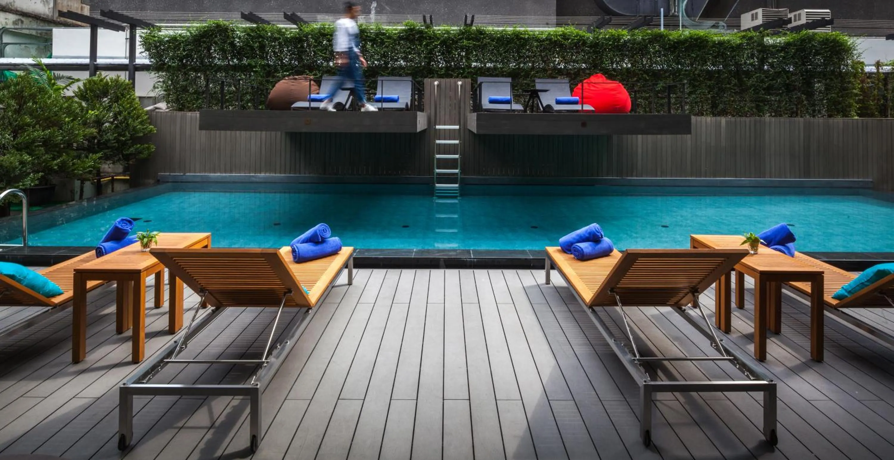 Swimming pool in LiT BANGKOK Residence