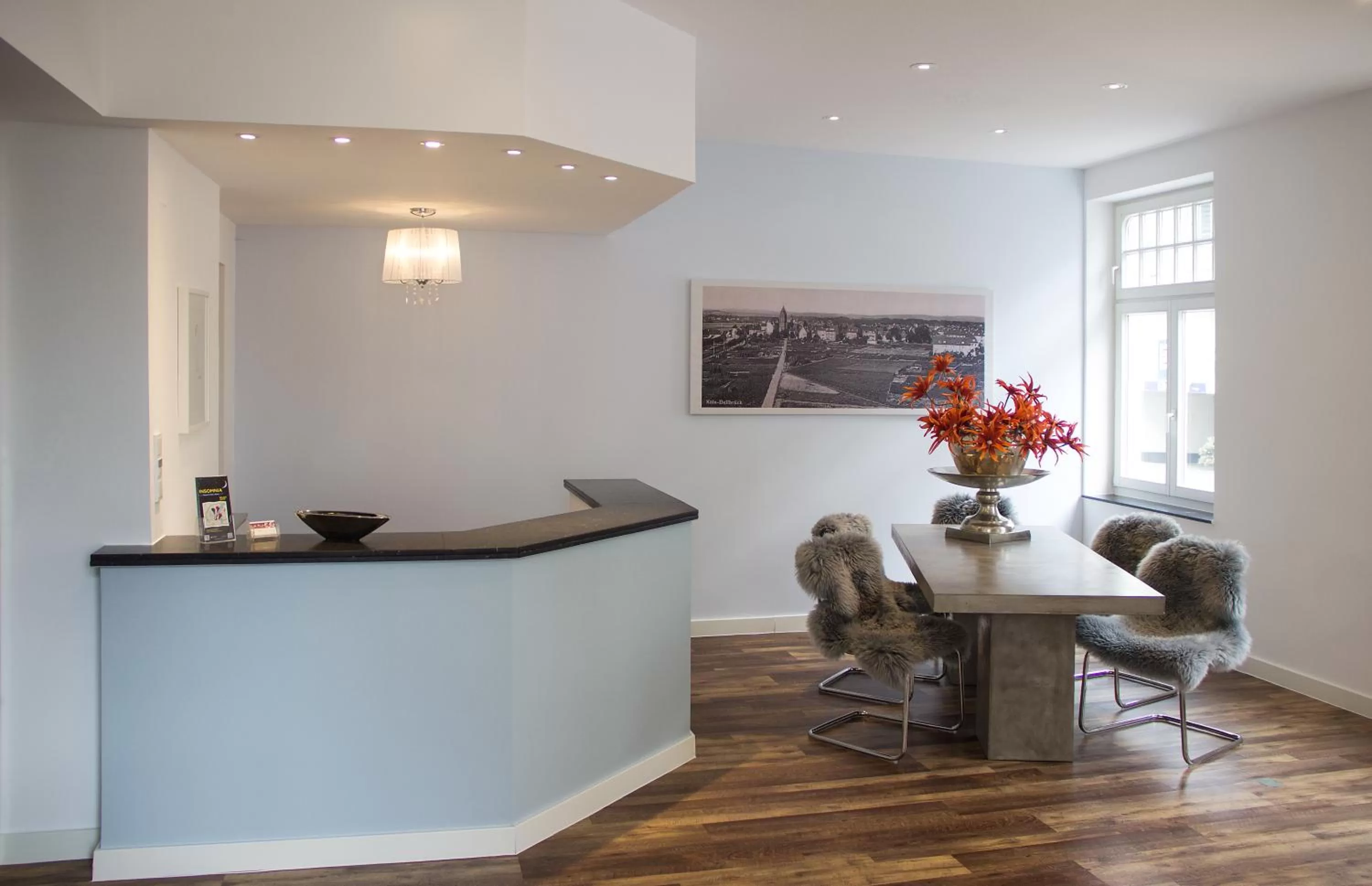 Lobby or reception in UHU Gästehaus Superior