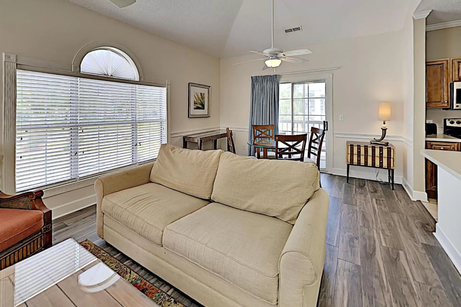 Living room in Myrtlewood Condos