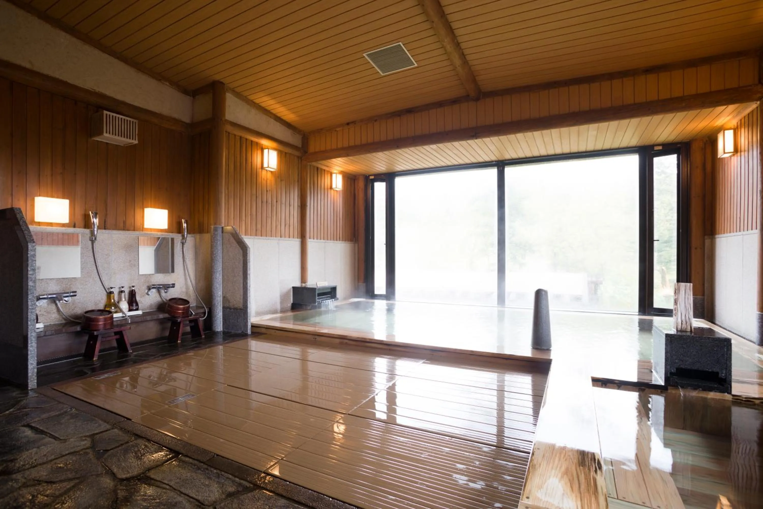 Public Bath, Bed in La Vista Daisetsuzan