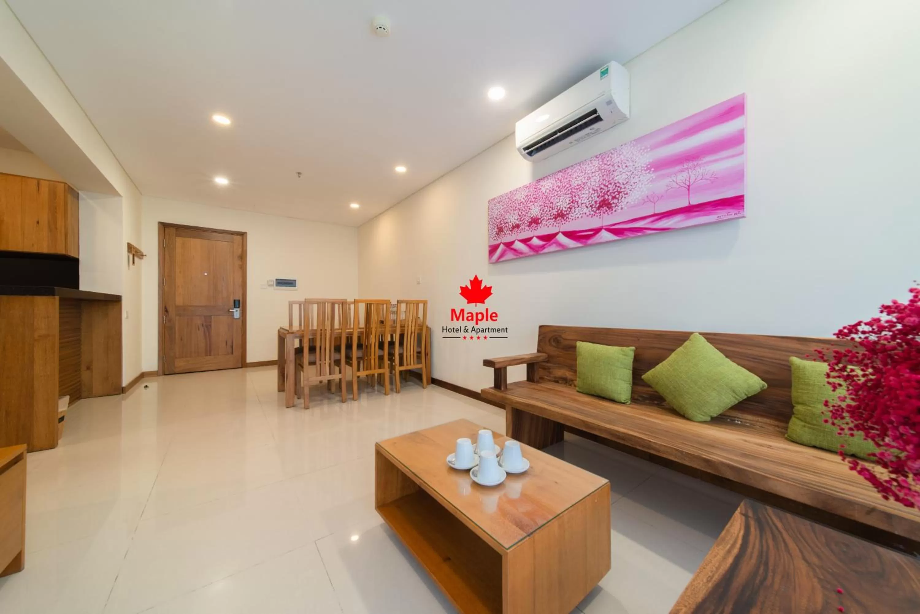 Living room in Maple Hotel & Apartment