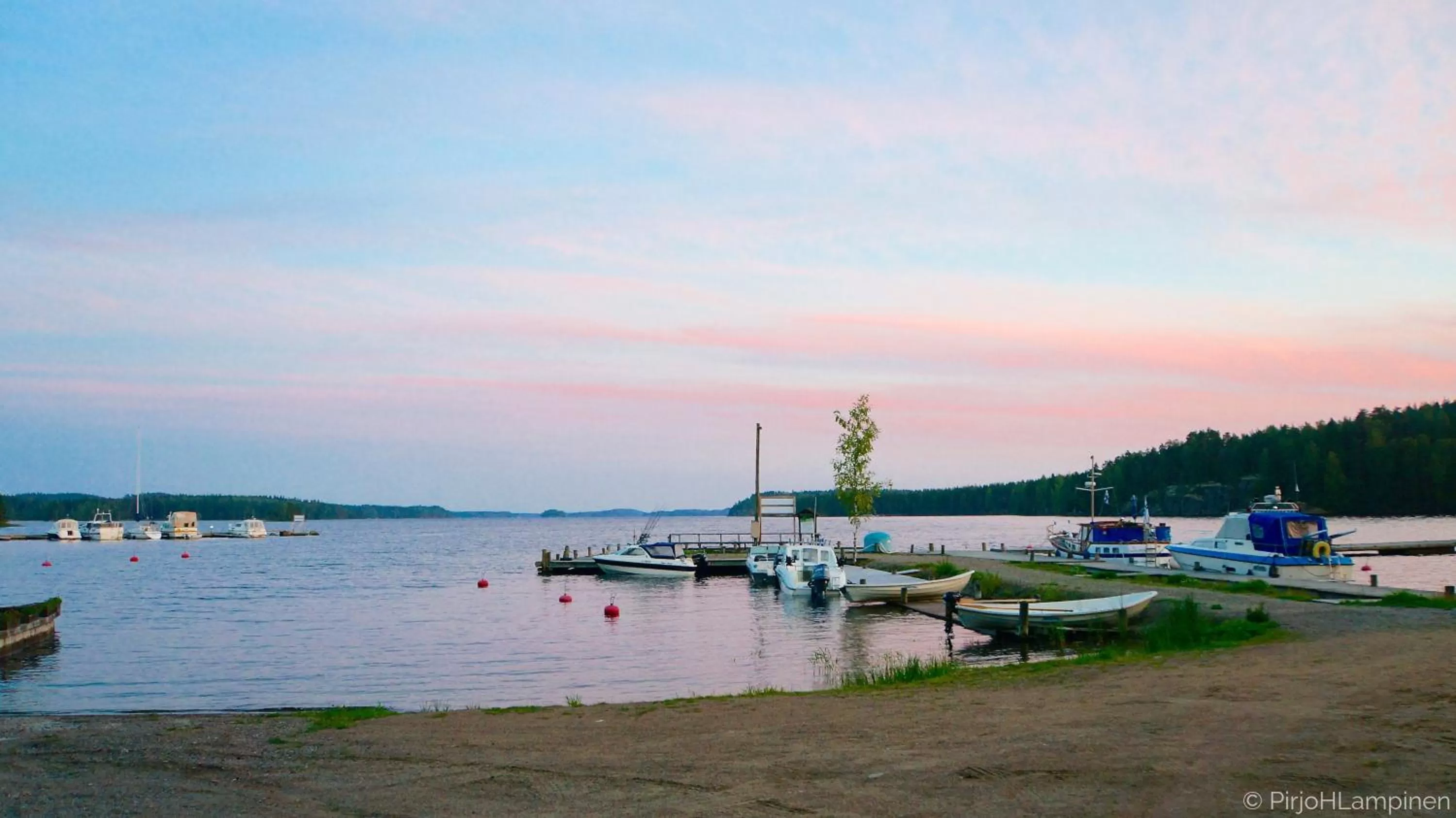Natural landscape, Beach in Sahanlahti Resort