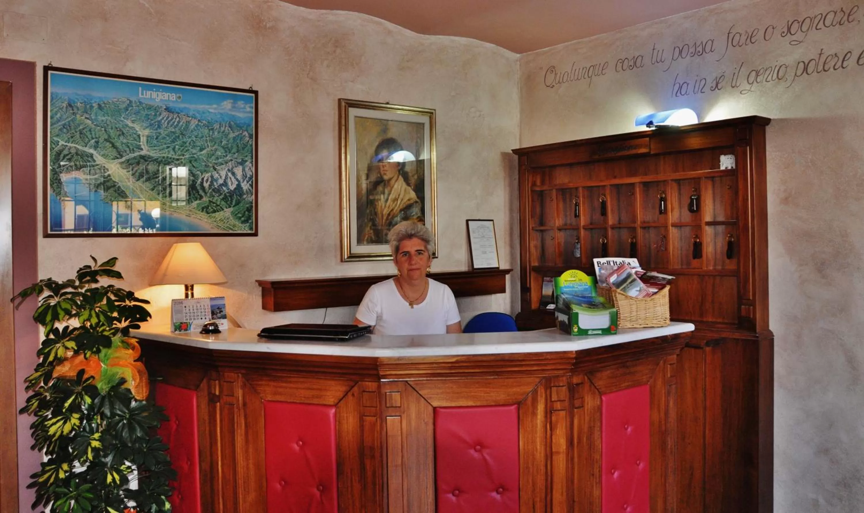 Lobby or reception in Albergo Miramonti