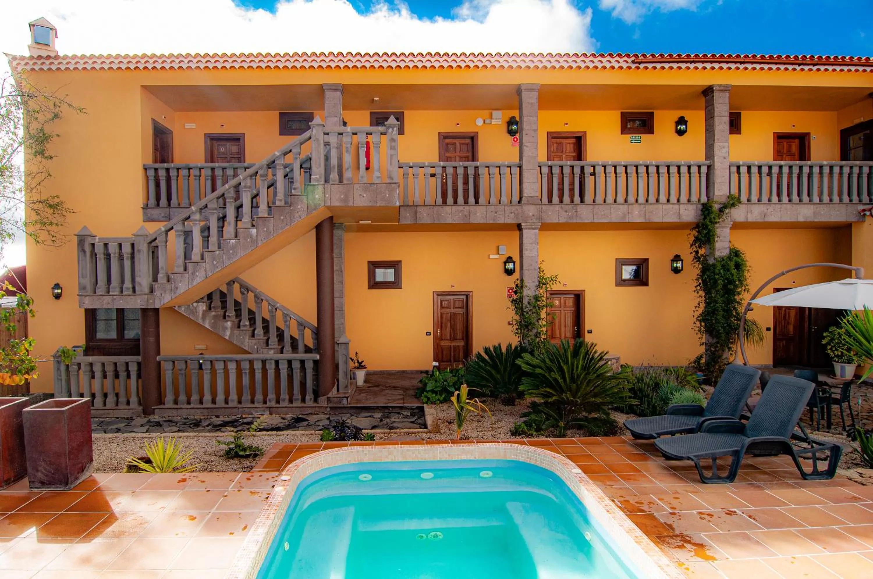 Patio in Hotel El Tejar & Spa
