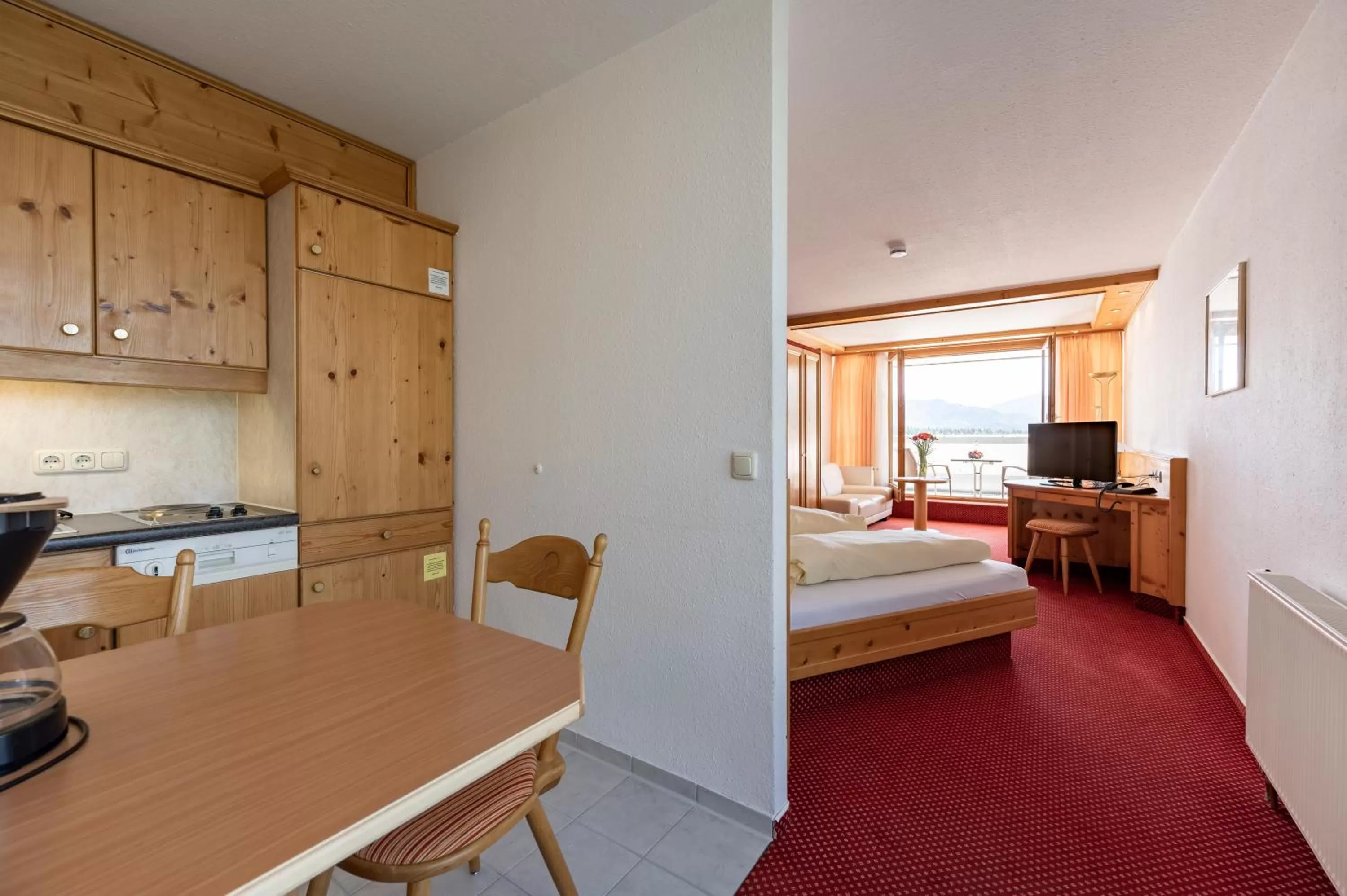 Kitchen or kitchenette in Residenz Hopfensee