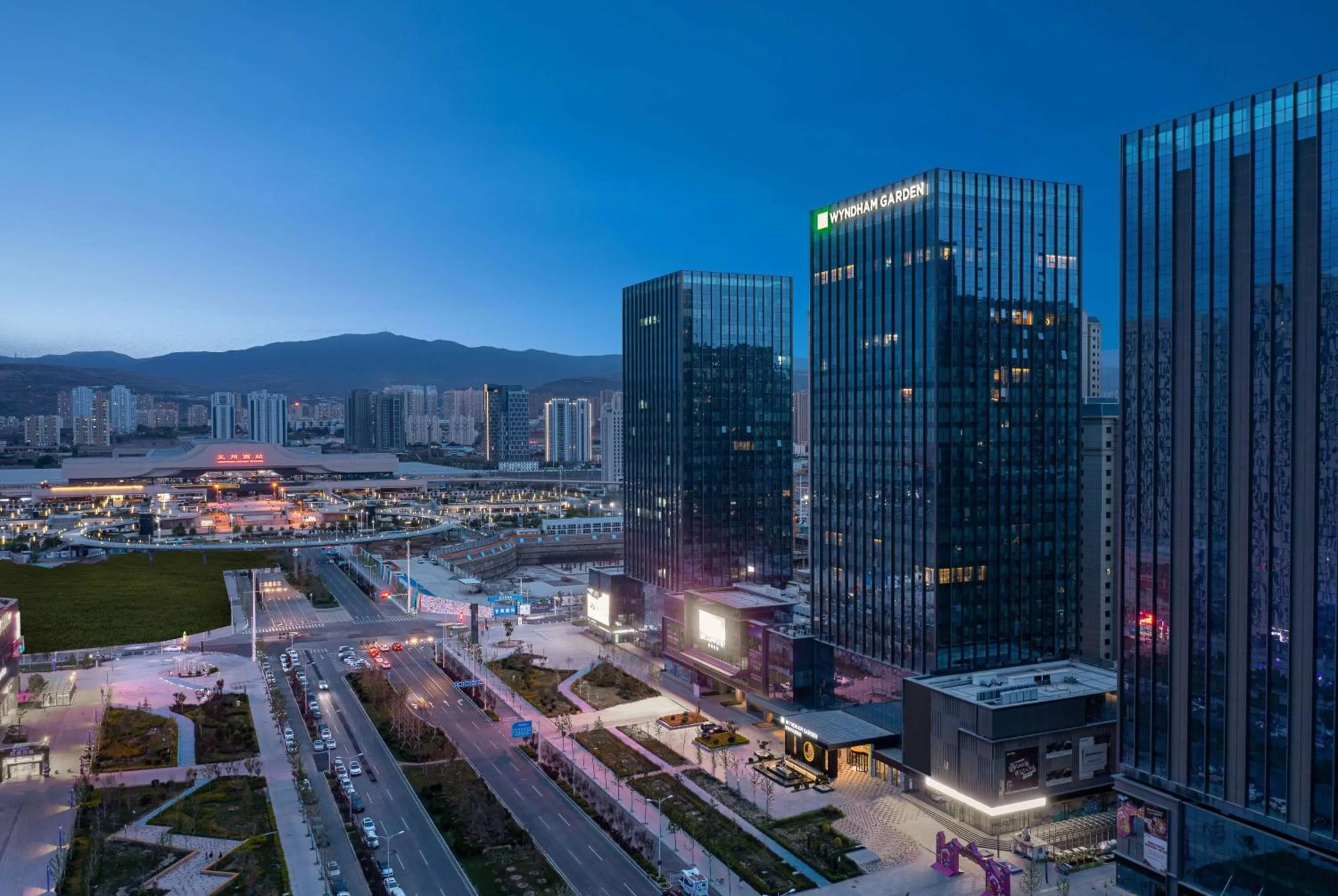 Property building in Wyndham Garden Lanzhou West Railway Station