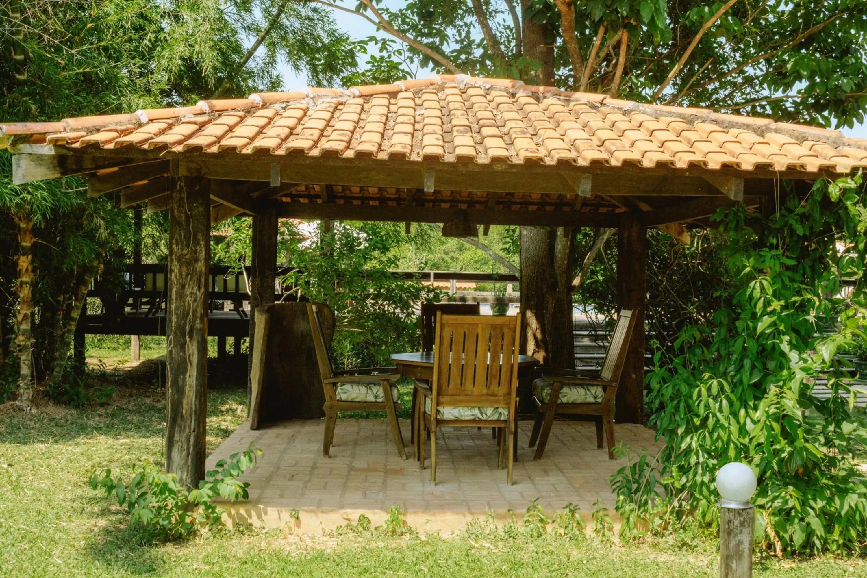 Patio in Hotel Santa Esmeralda