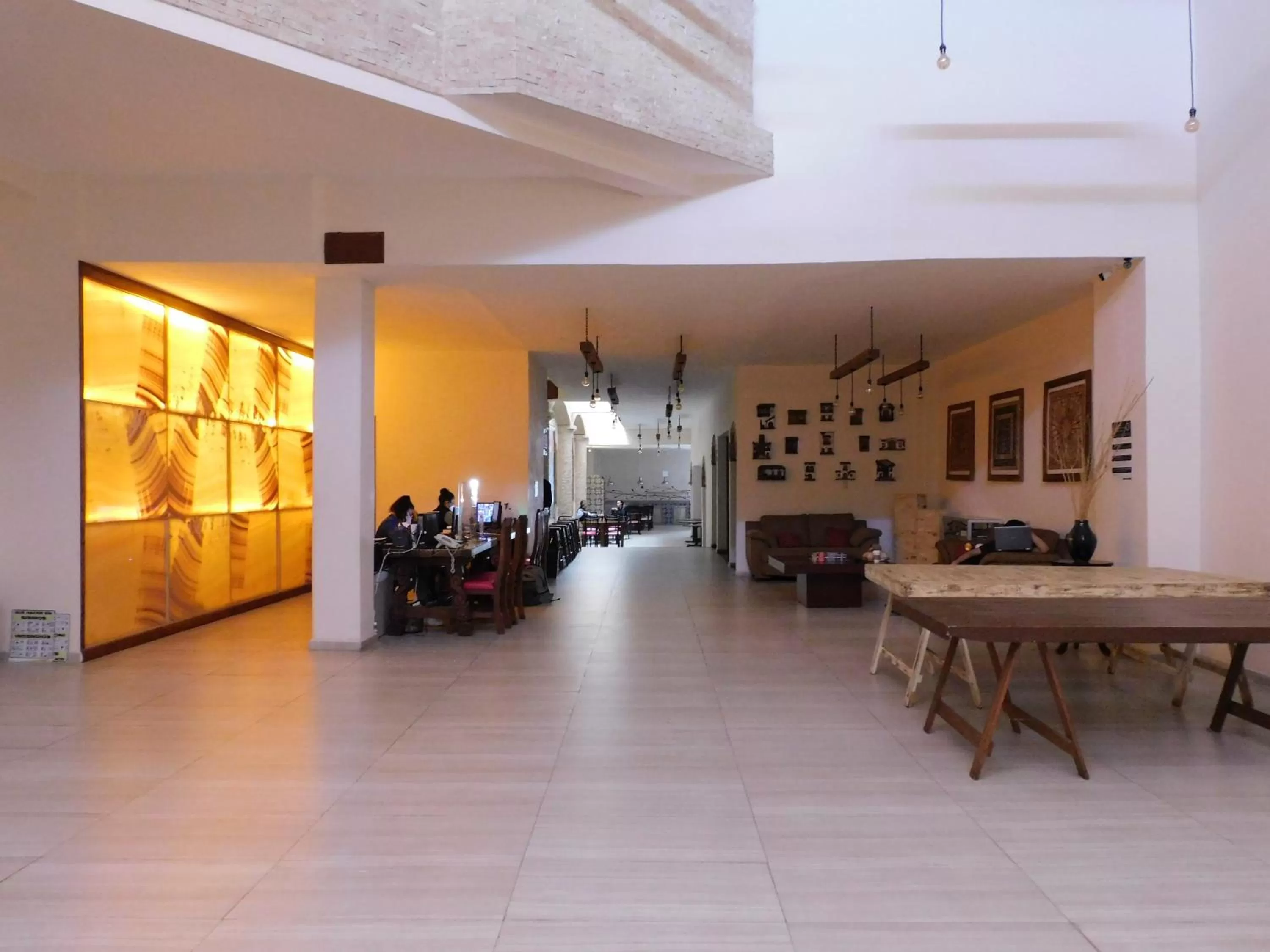 Lobby or reception in Hotel Santa Rosa