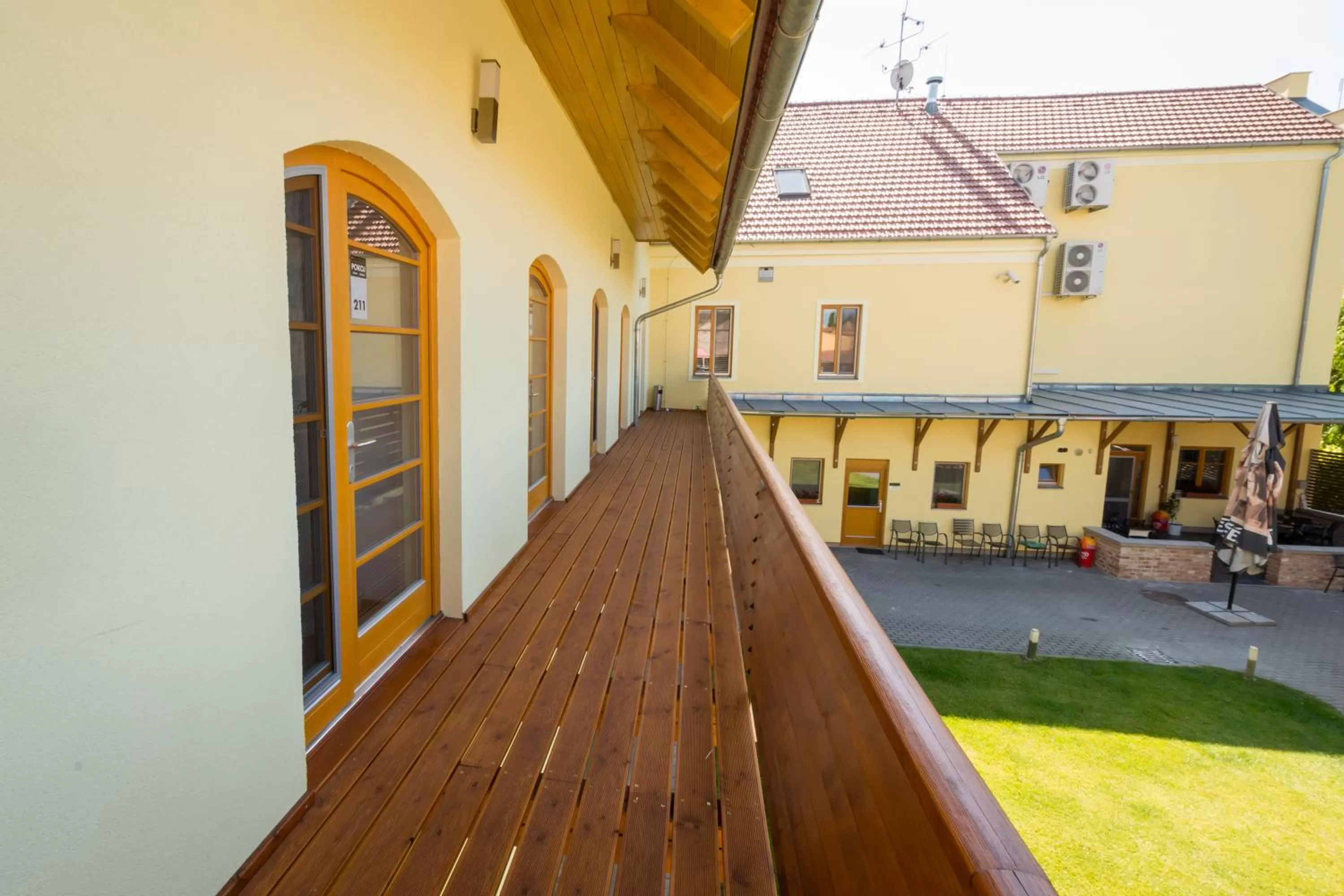 Balcony/Terrace in Relax Hotel Stork