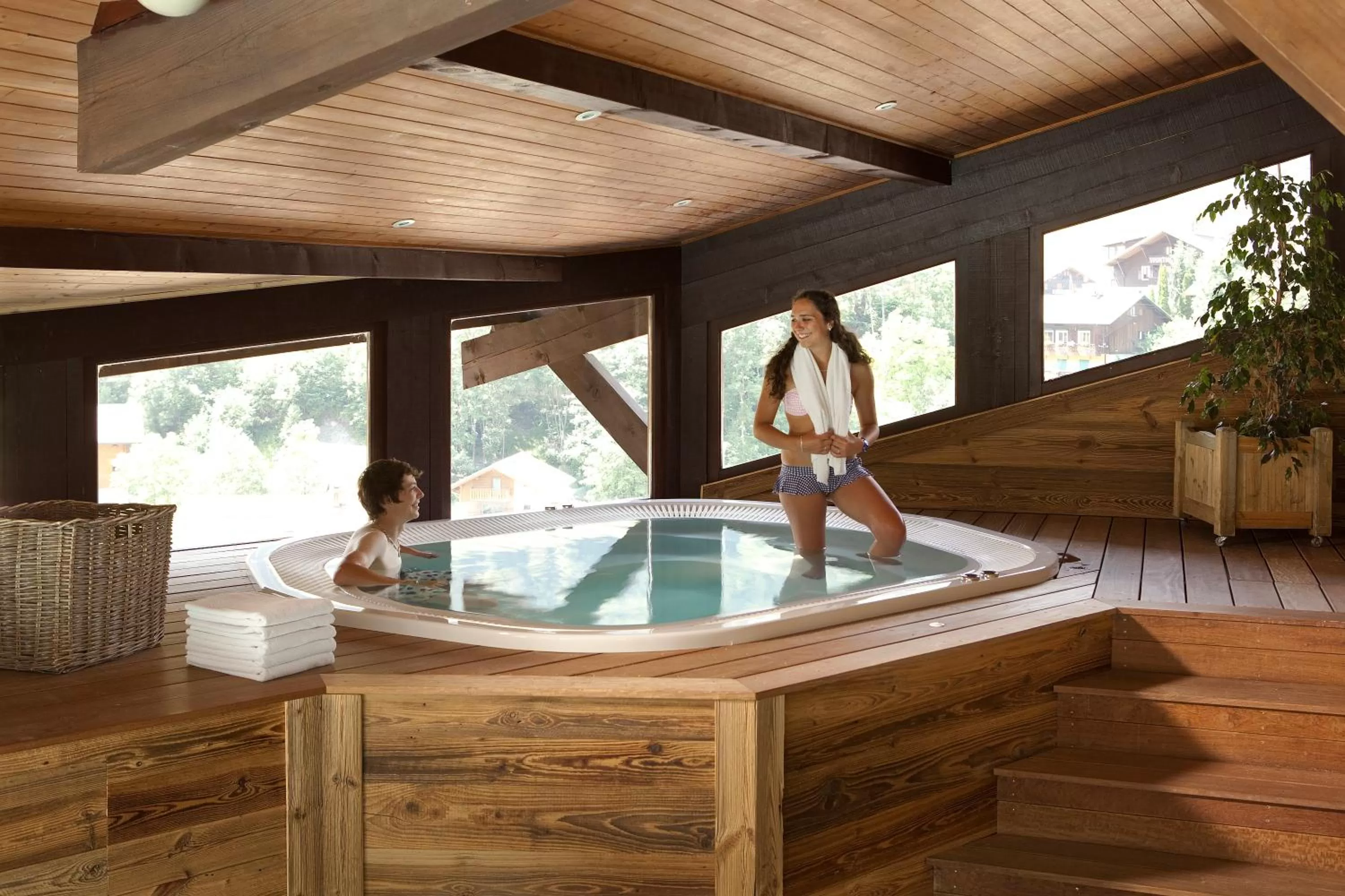 Spa and wellness centre/facilities in Hotel le Petit Dru