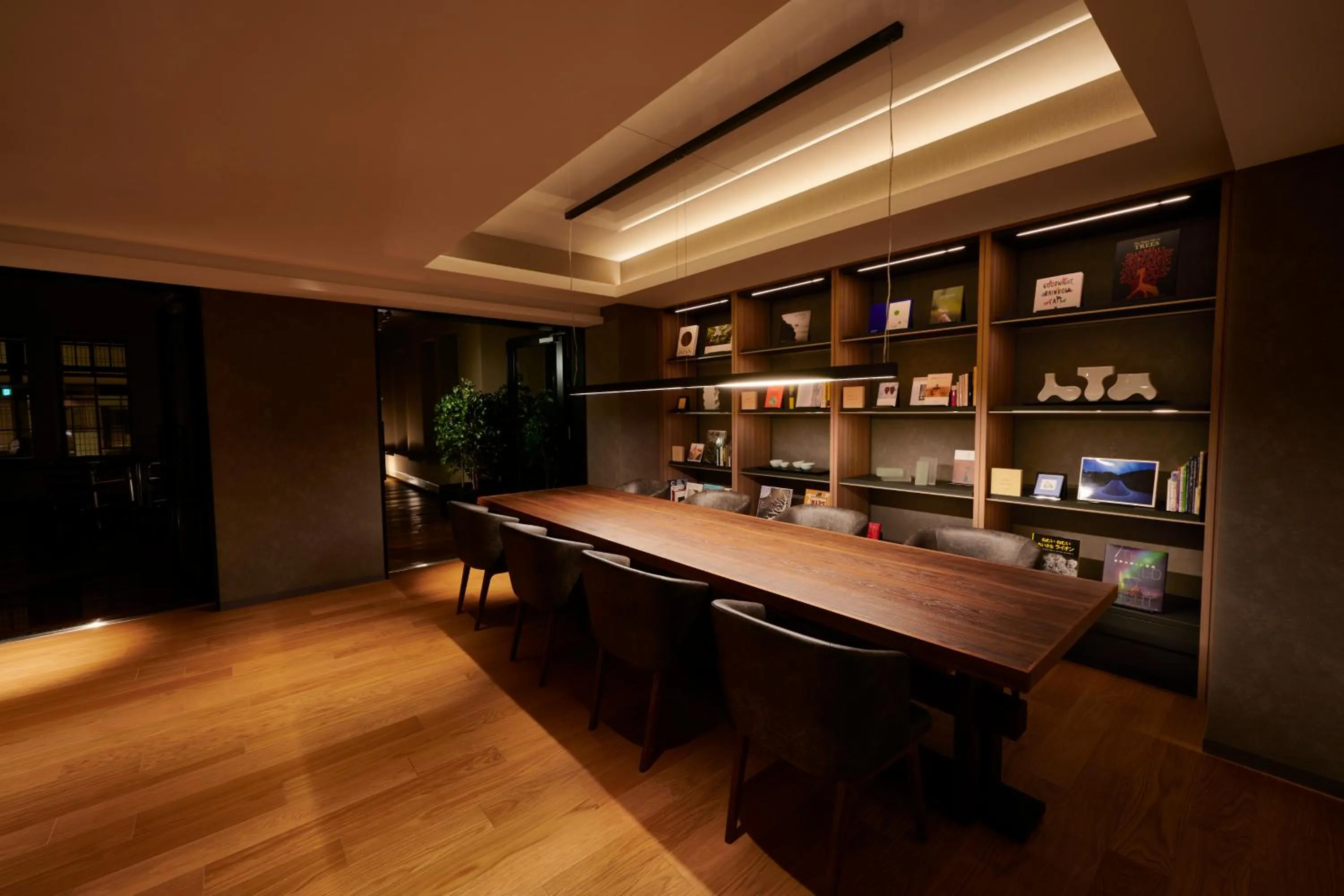 Communal lounge/ TV room in The Gate Hotel Kyoto Takasegawa by Hulic