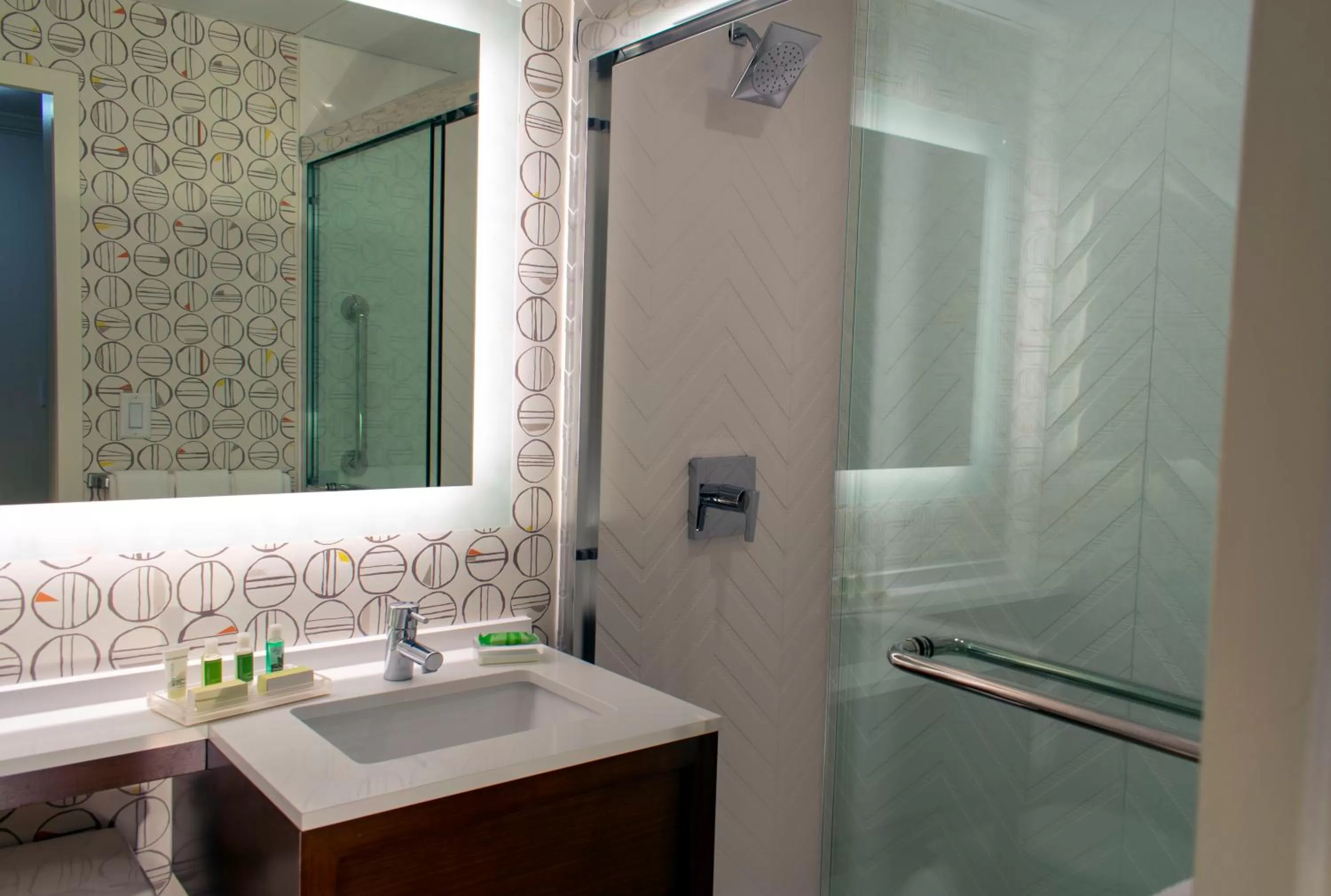 Bathroom in Holiday Inn Binghamton-Downtown Hawley Street by IHG