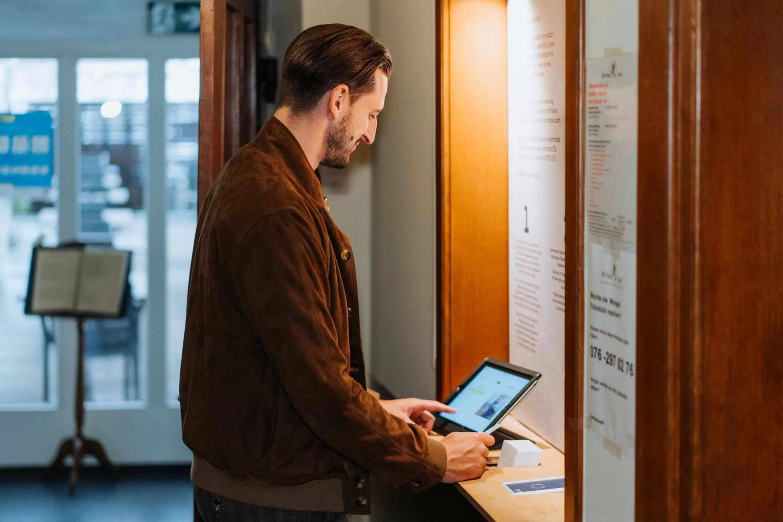Lobby or reception in KONCEPT HOTEL Löie