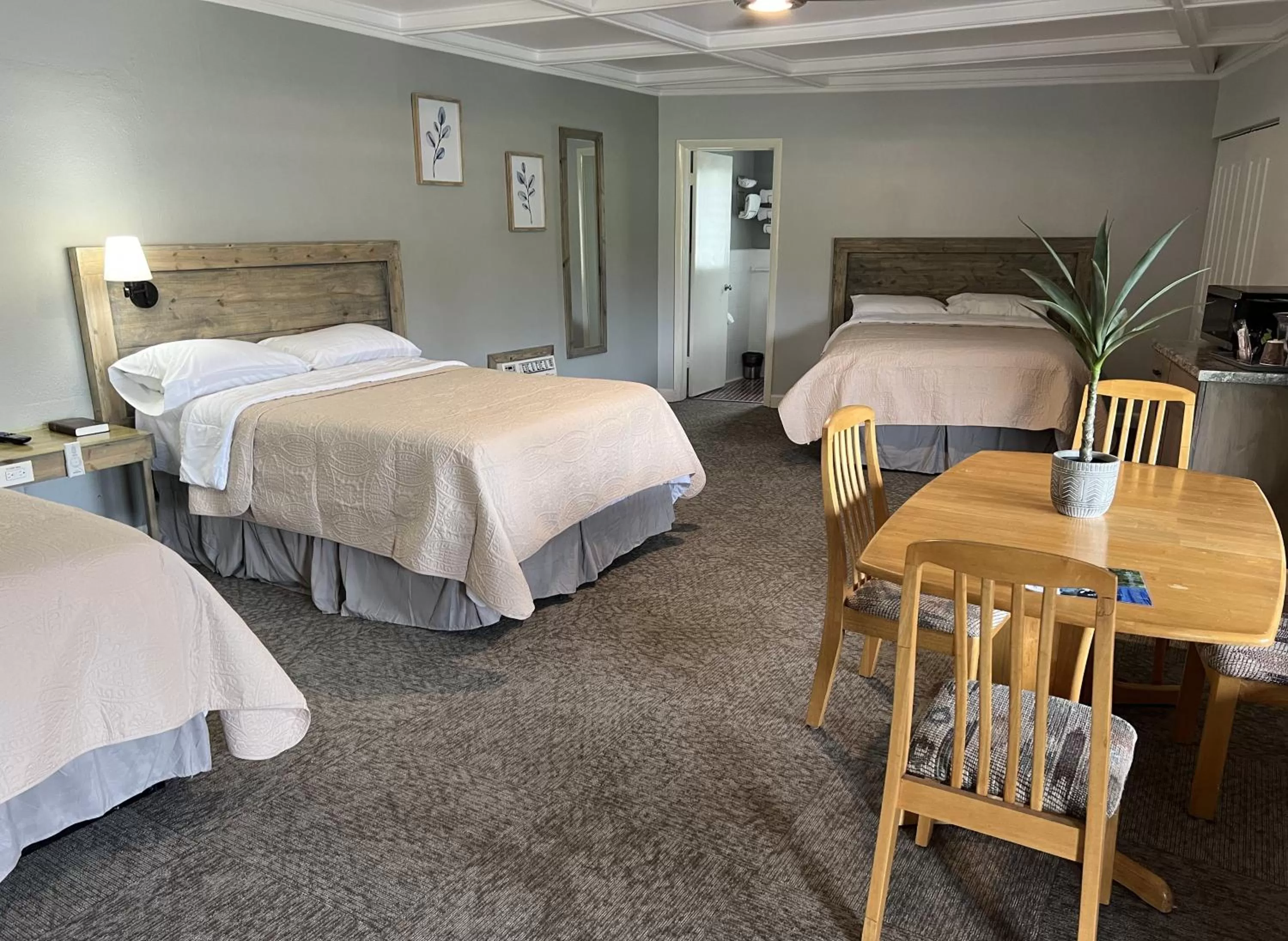 Bed in BlueGem Motel