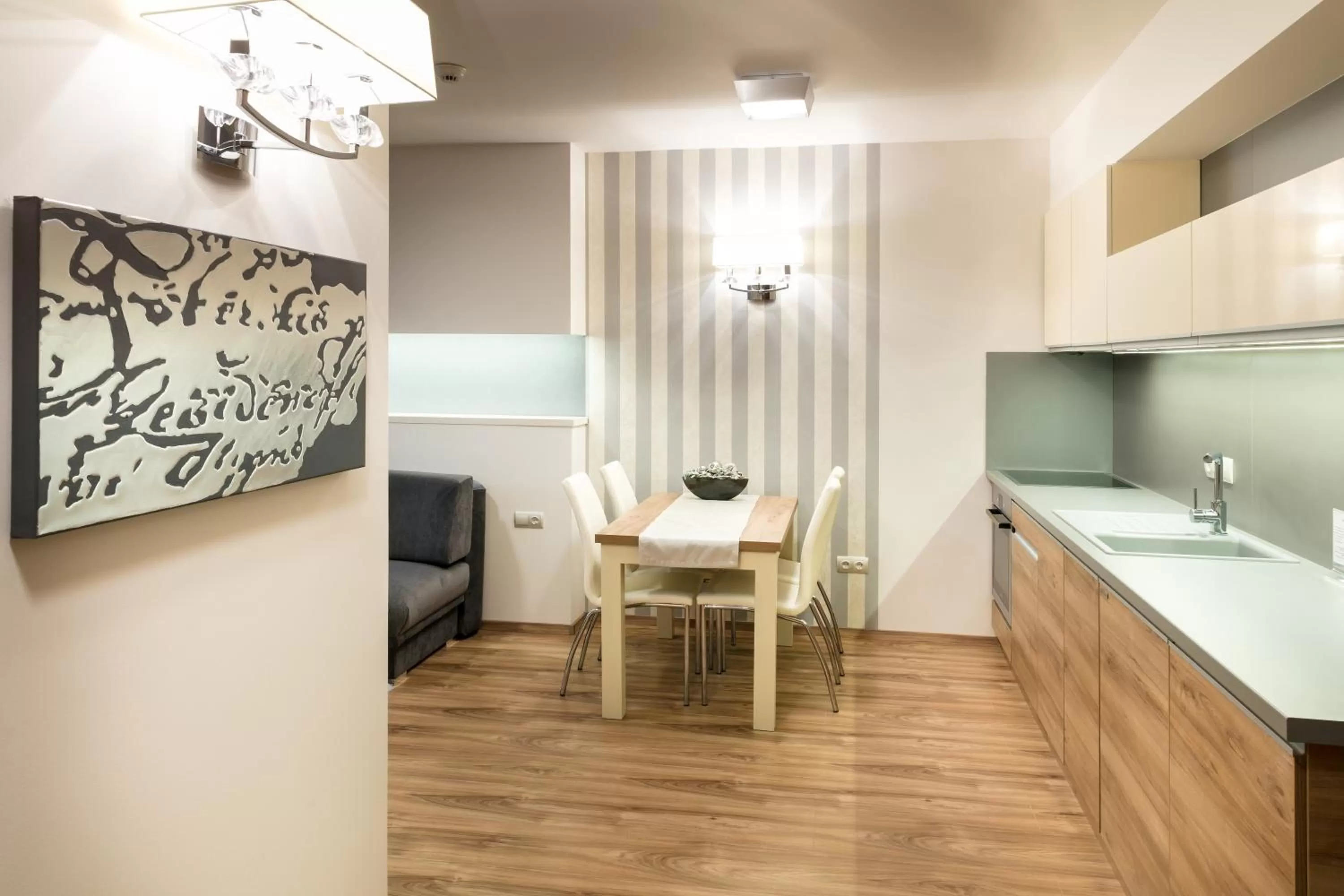 Kitchen/Kitchenette in Főtér Rezidencia 2