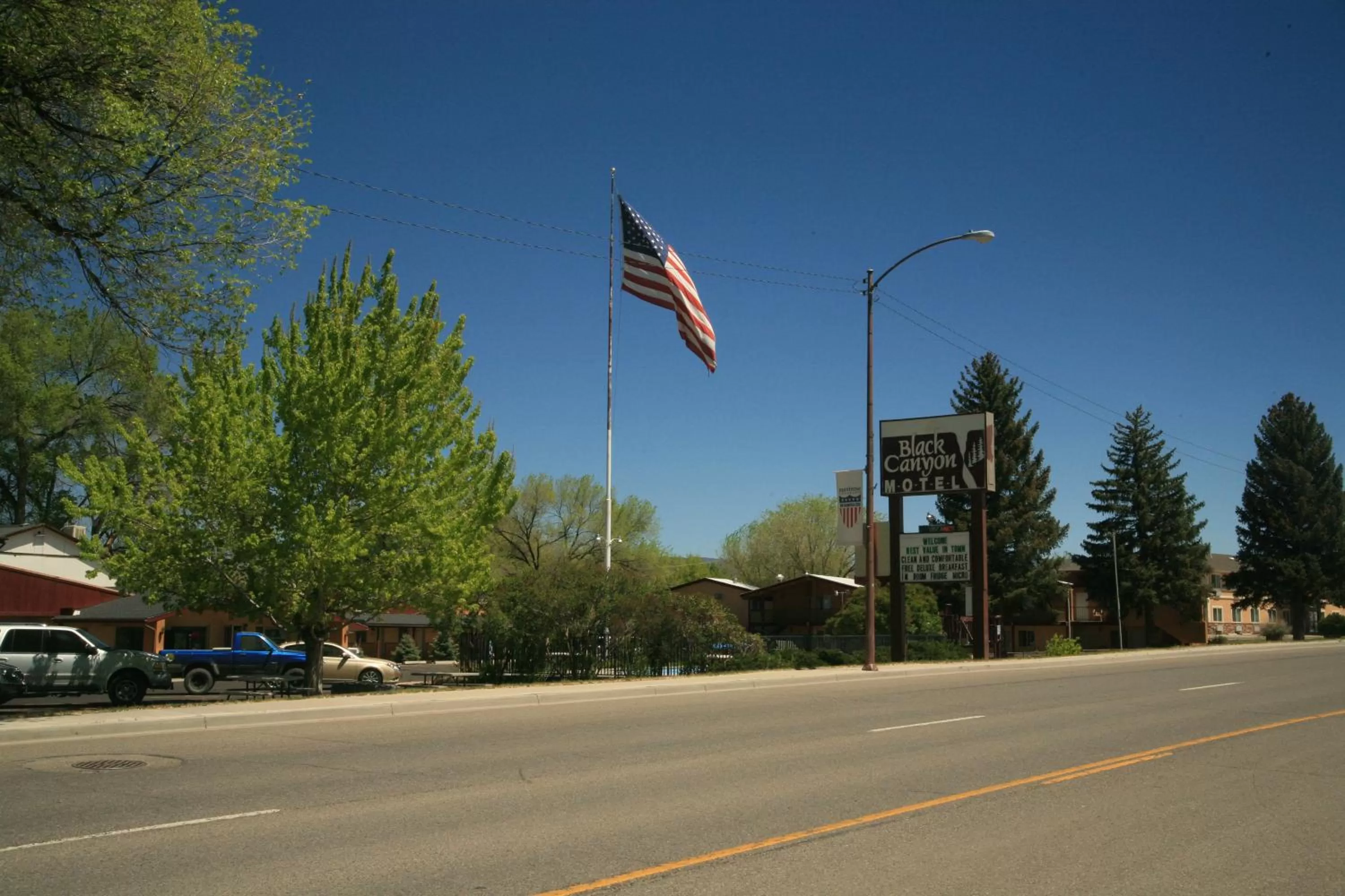 Property building in Black Canyon Motel