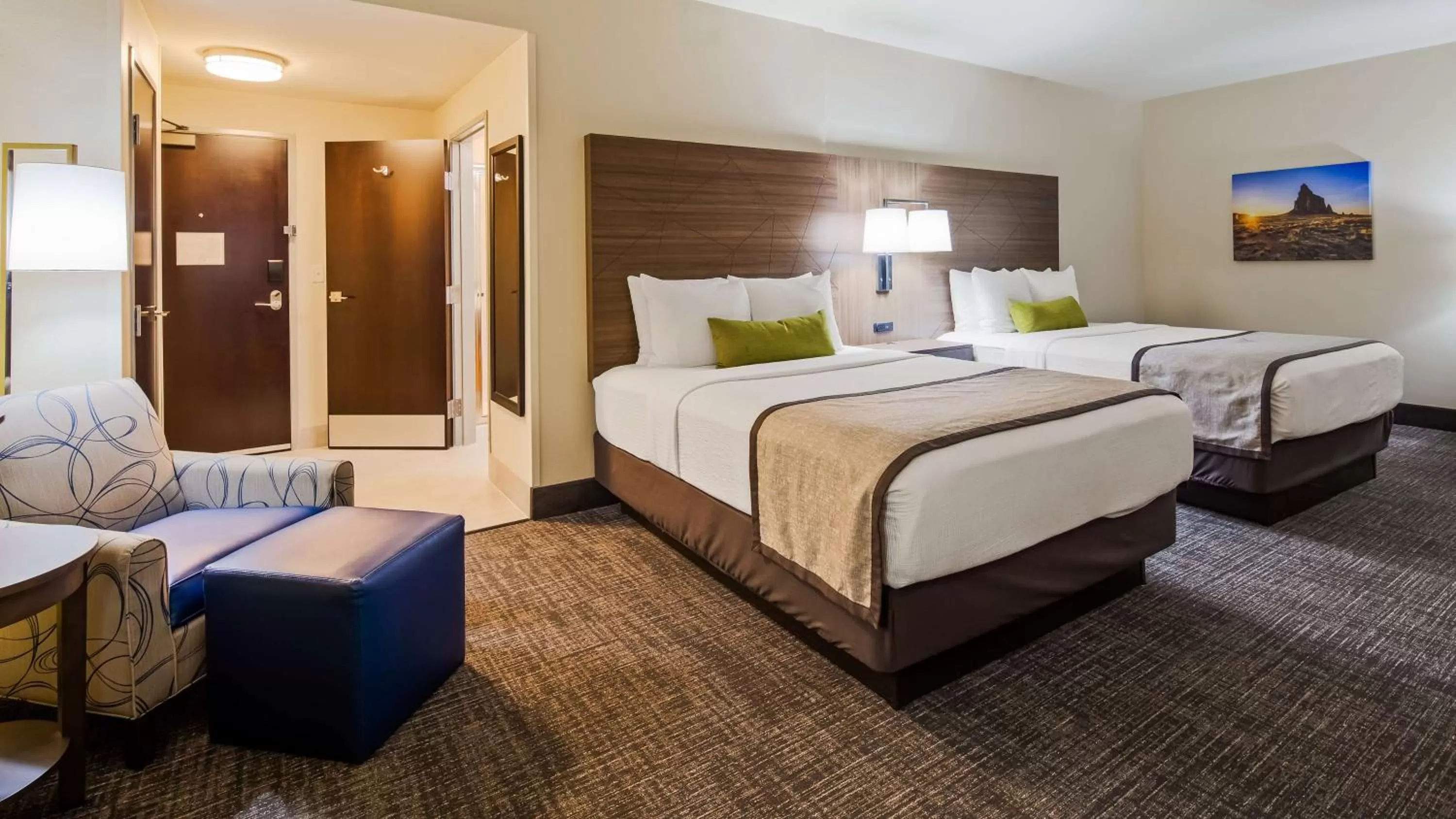 Queen Room with Two Queen Beds and Walk-in Shower - Disability Access in Best Western Plus Portales Inn