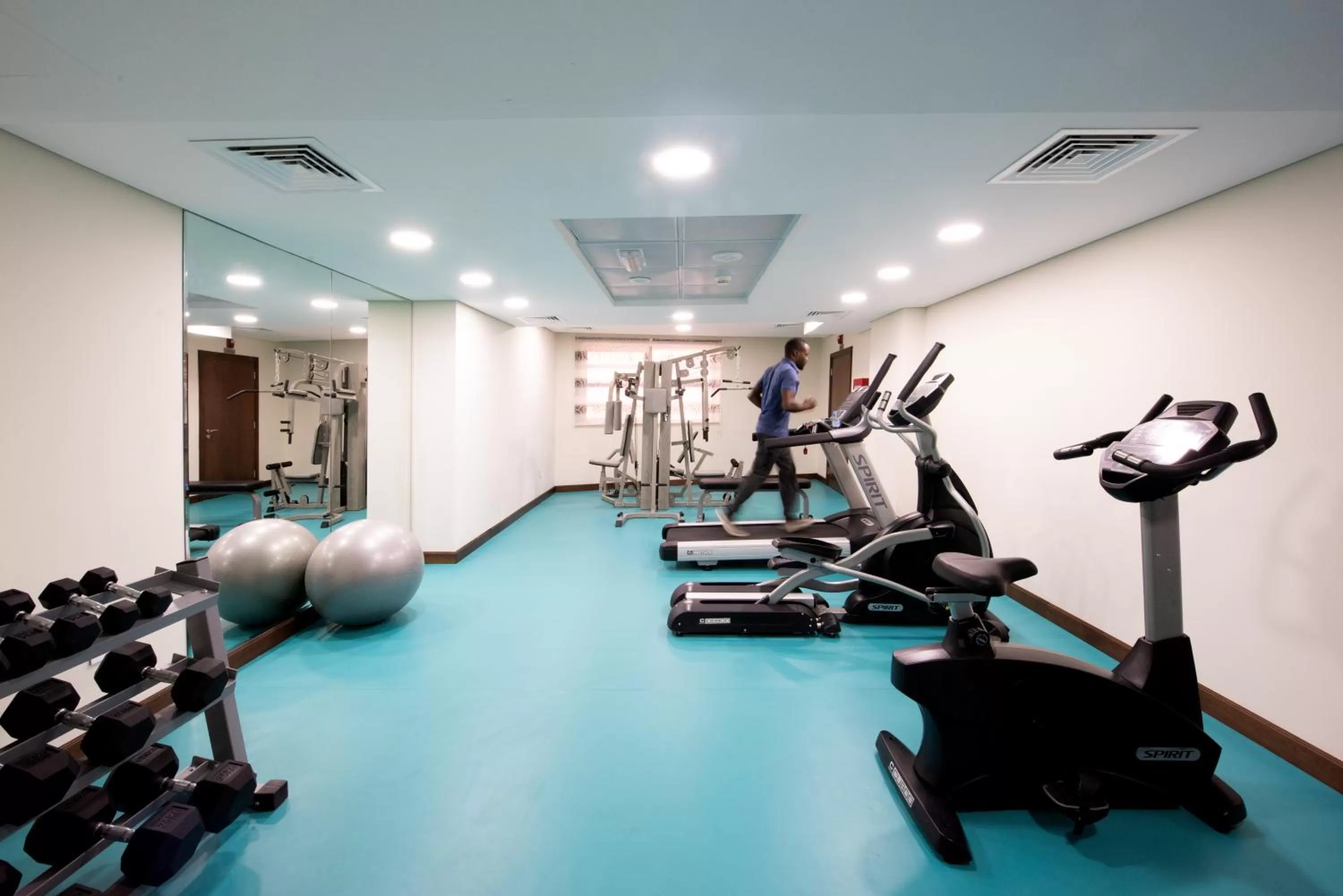 Fitness centre/facilities in Center Hotel Sharjah