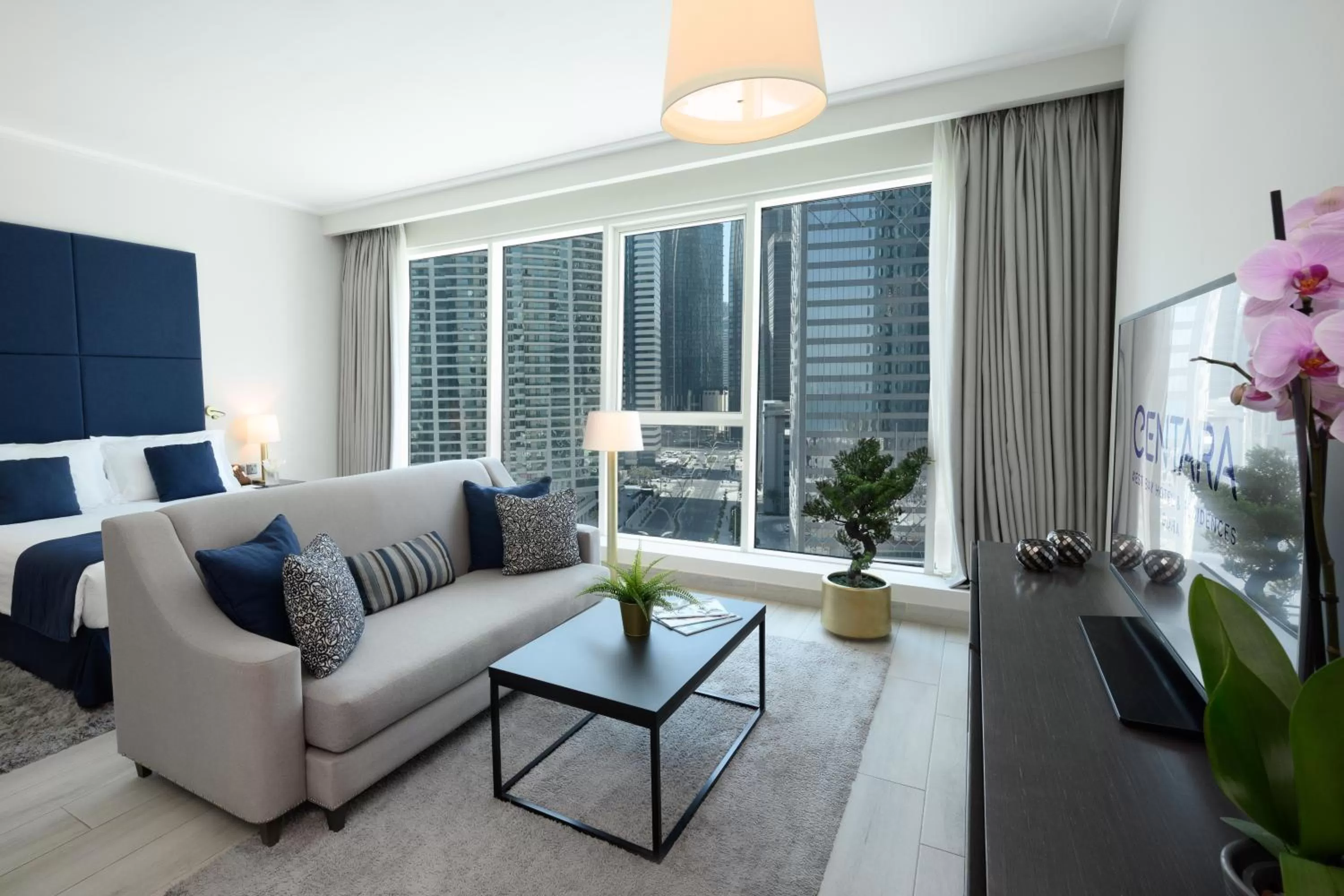 Living room in Centara West Bay Hotel & Residences Doha