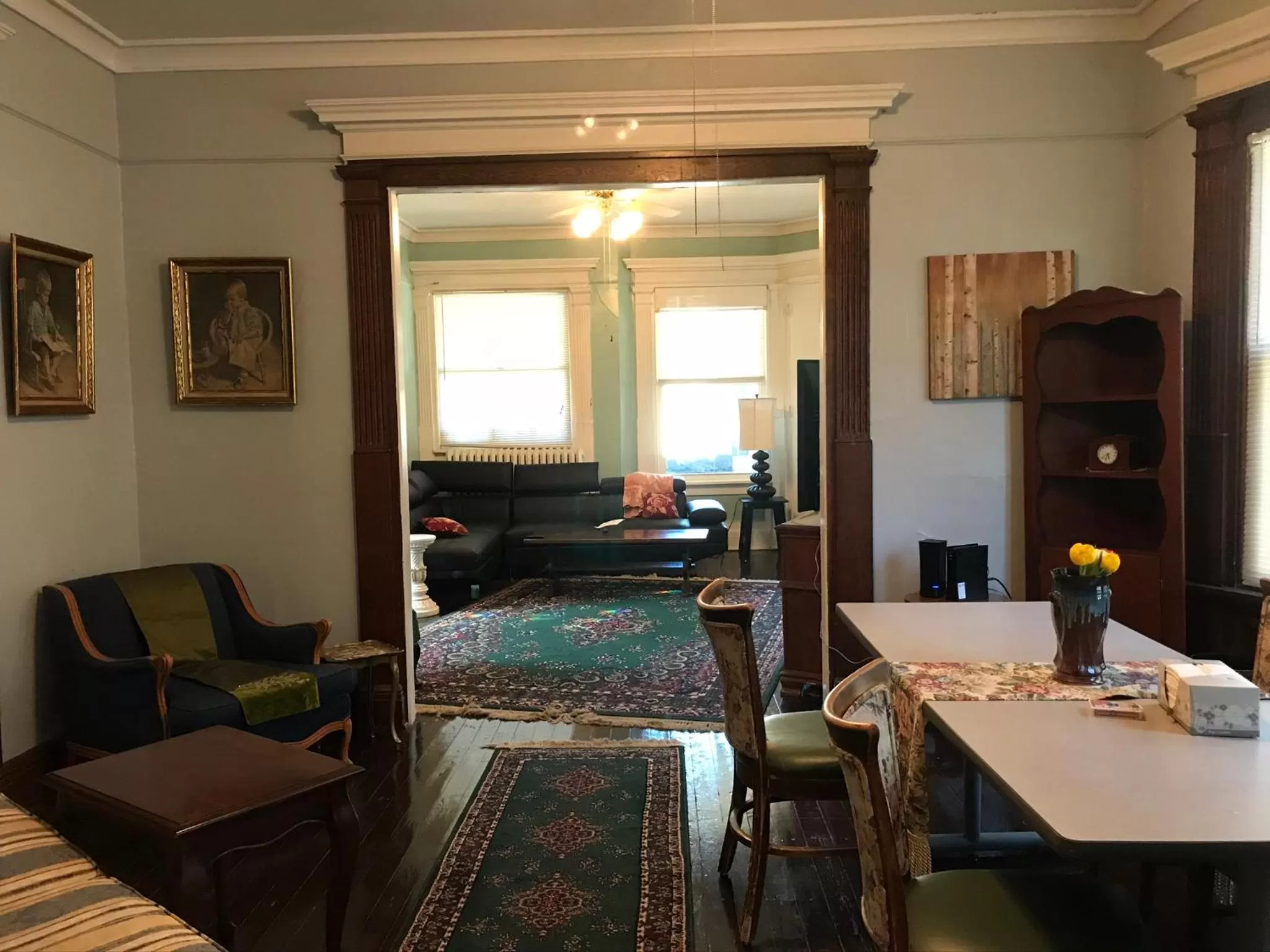 Living room, Seating Area in 5 Star Victorian Mansion-Downtown No Locals