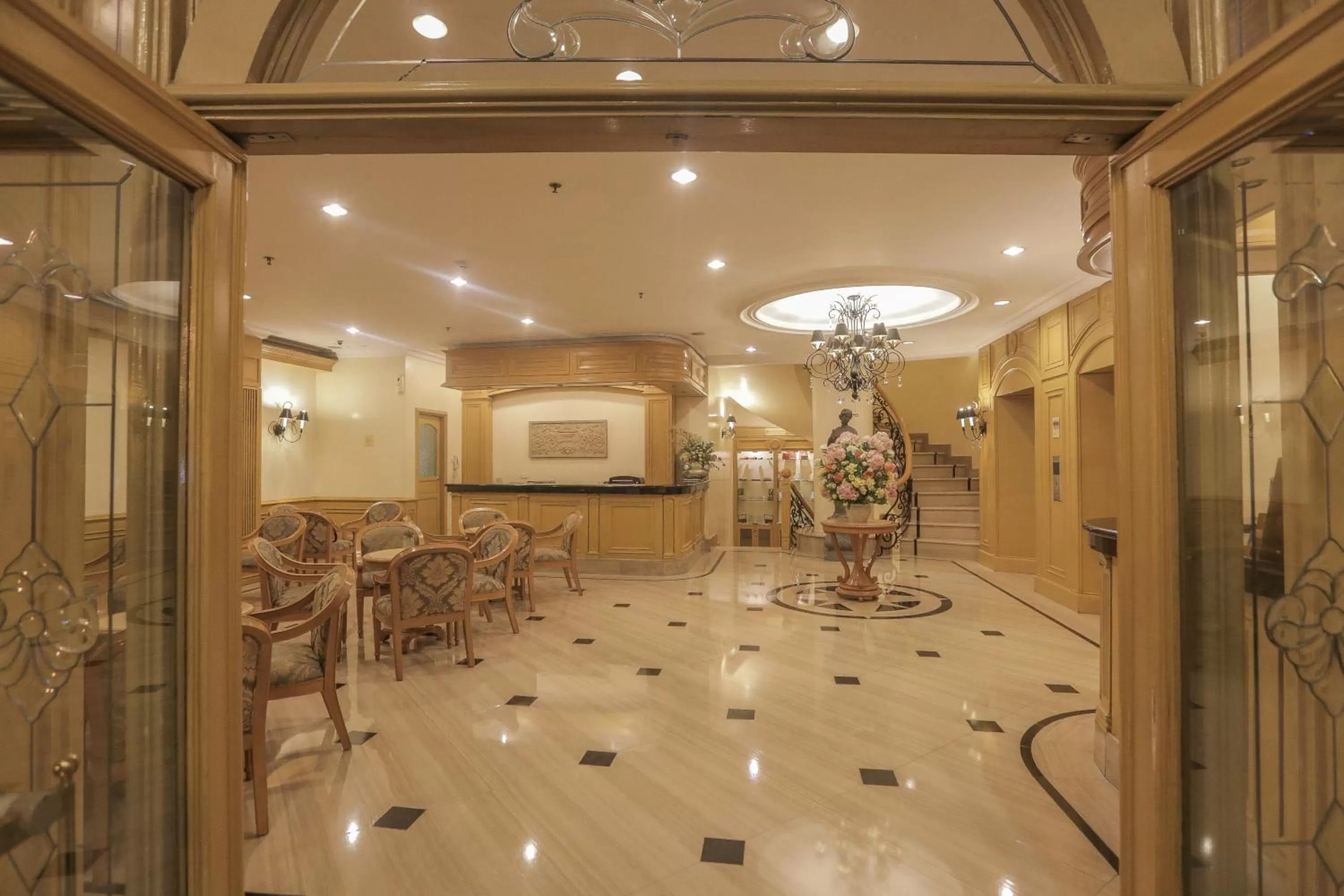 Lobby or reception in The Grand Dame Hotel