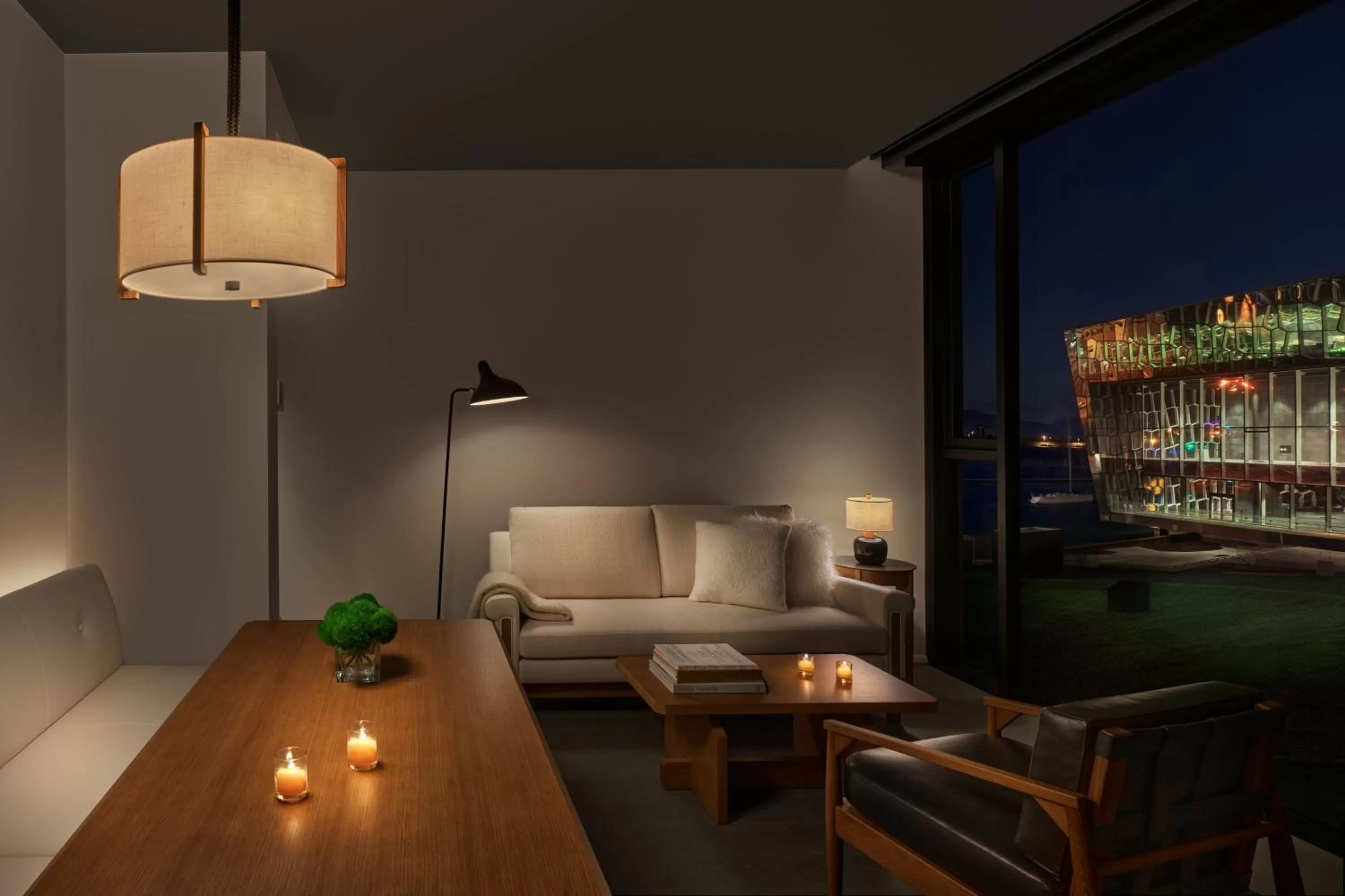 Living room in The Reykjavik EDITION