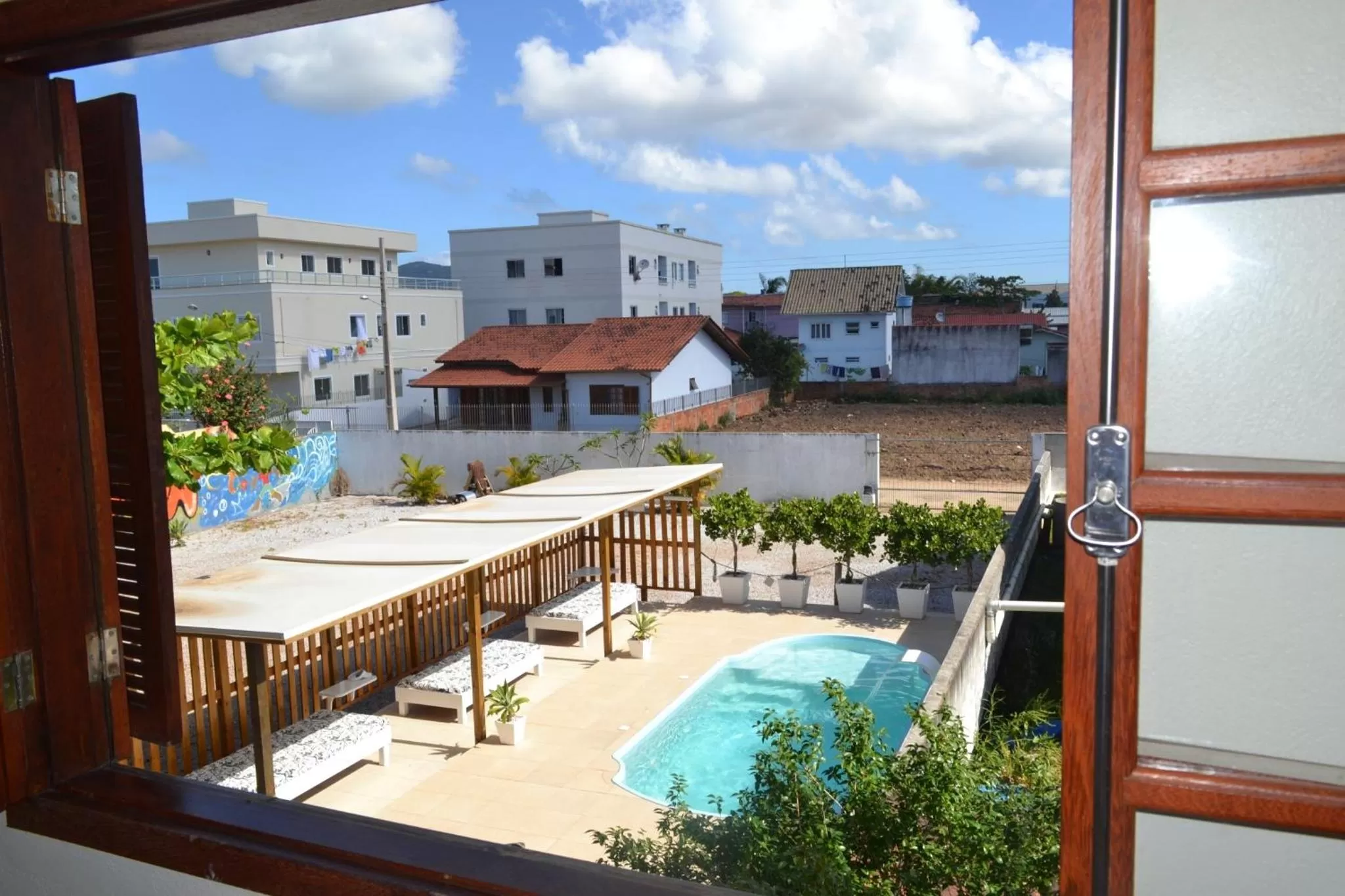 Day, Pool View in Pousada Água da Fonte