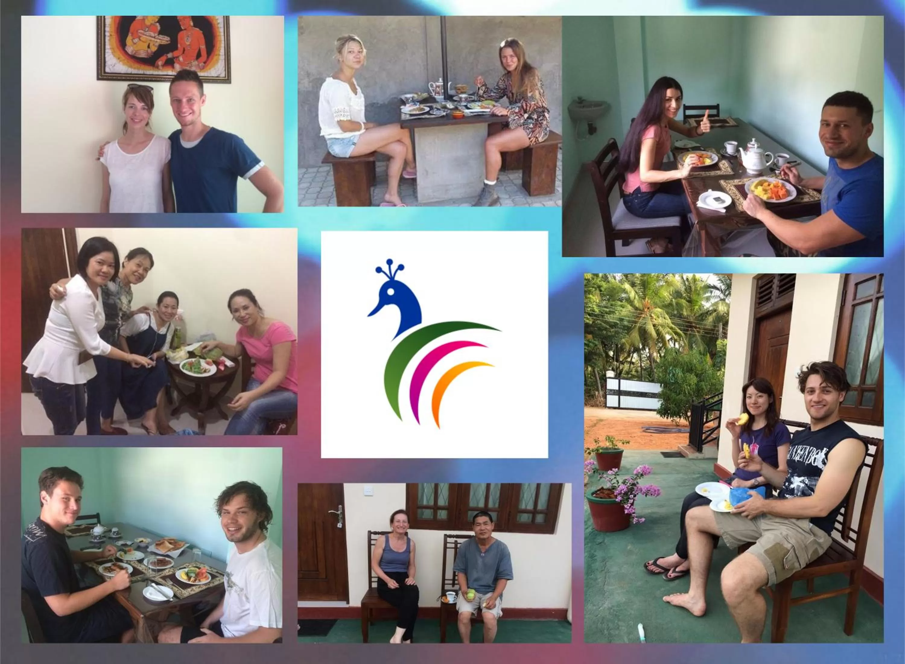 group of guests in New Peacock Resort