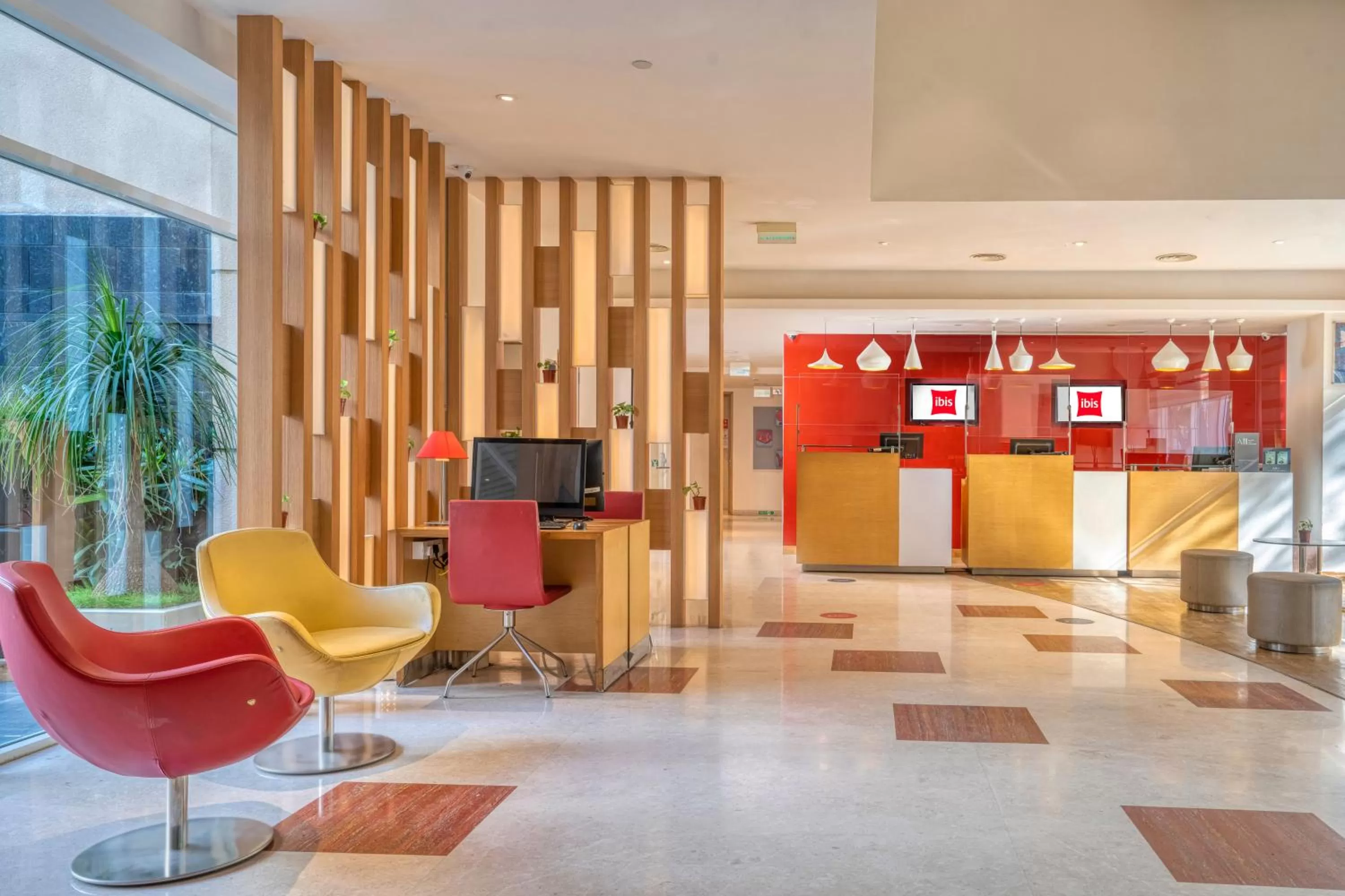 Lobby or reception in ibis Hyderabad Hitec City - An Accor Brand