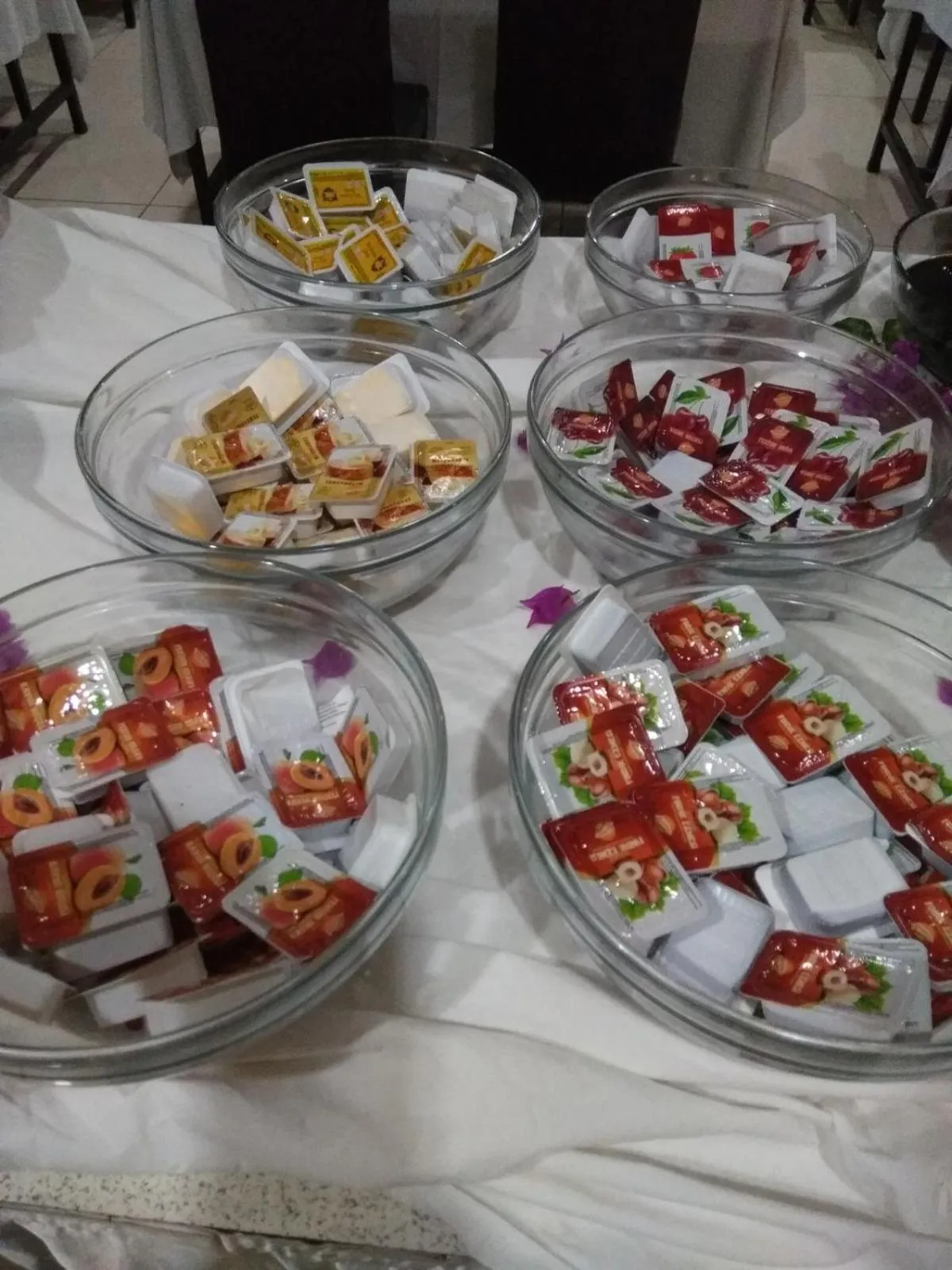 Buffet breakfast in Santa Marina Hotel