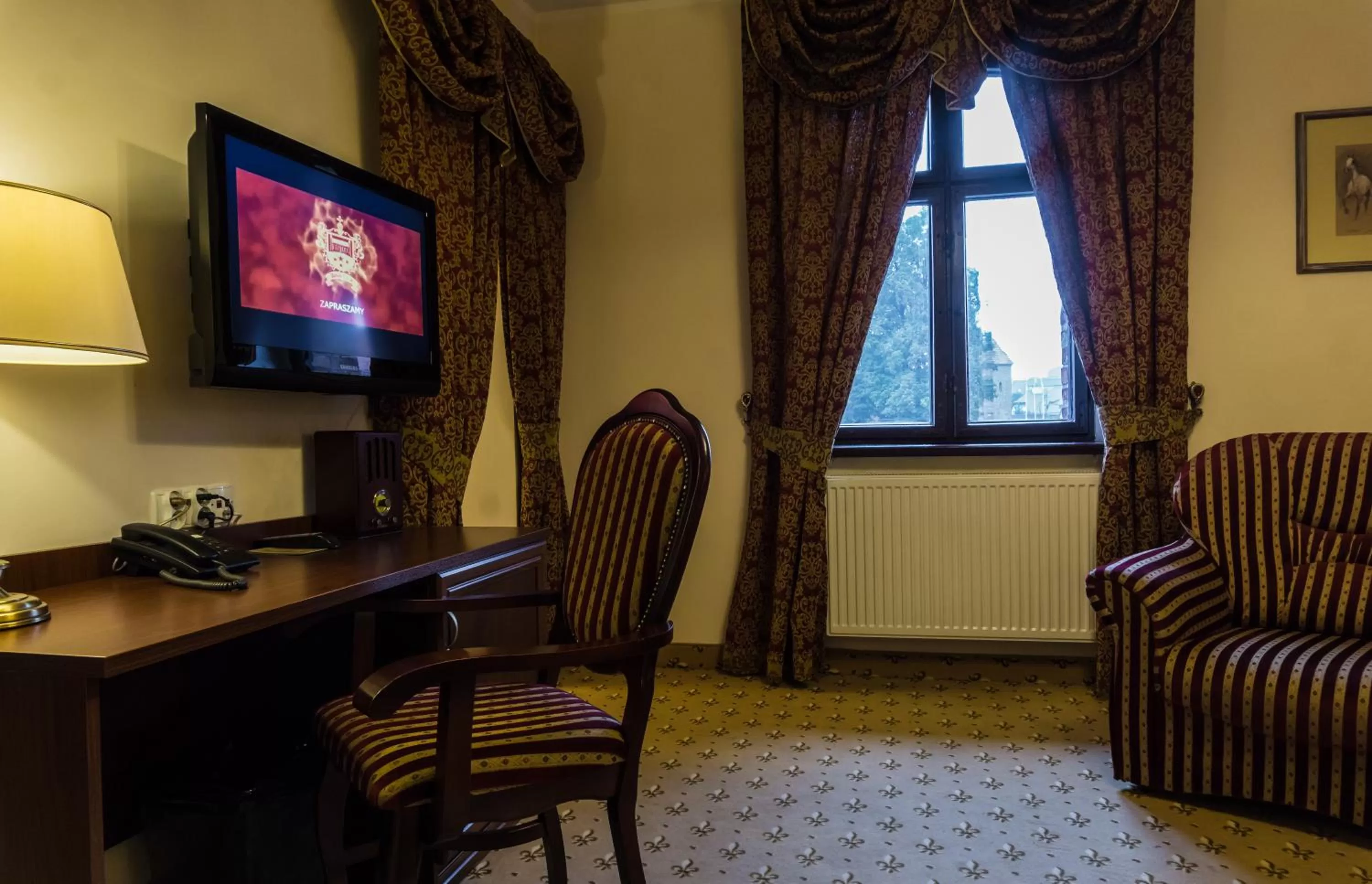 Decorative detail, TV/Entertainment Center in Zamek Gniew - Pałac Marysieńki