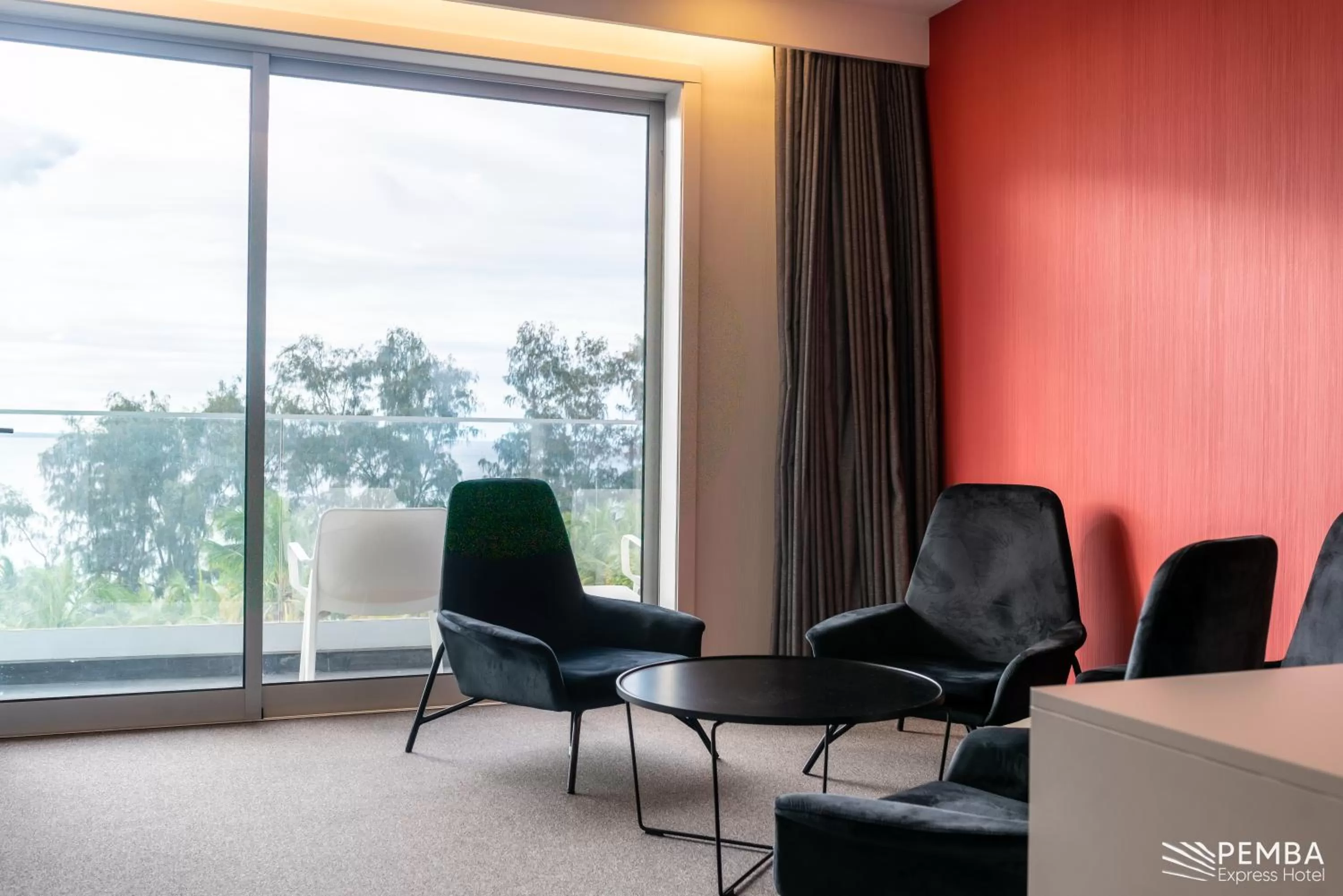 Living room in Pemba Express Hotel