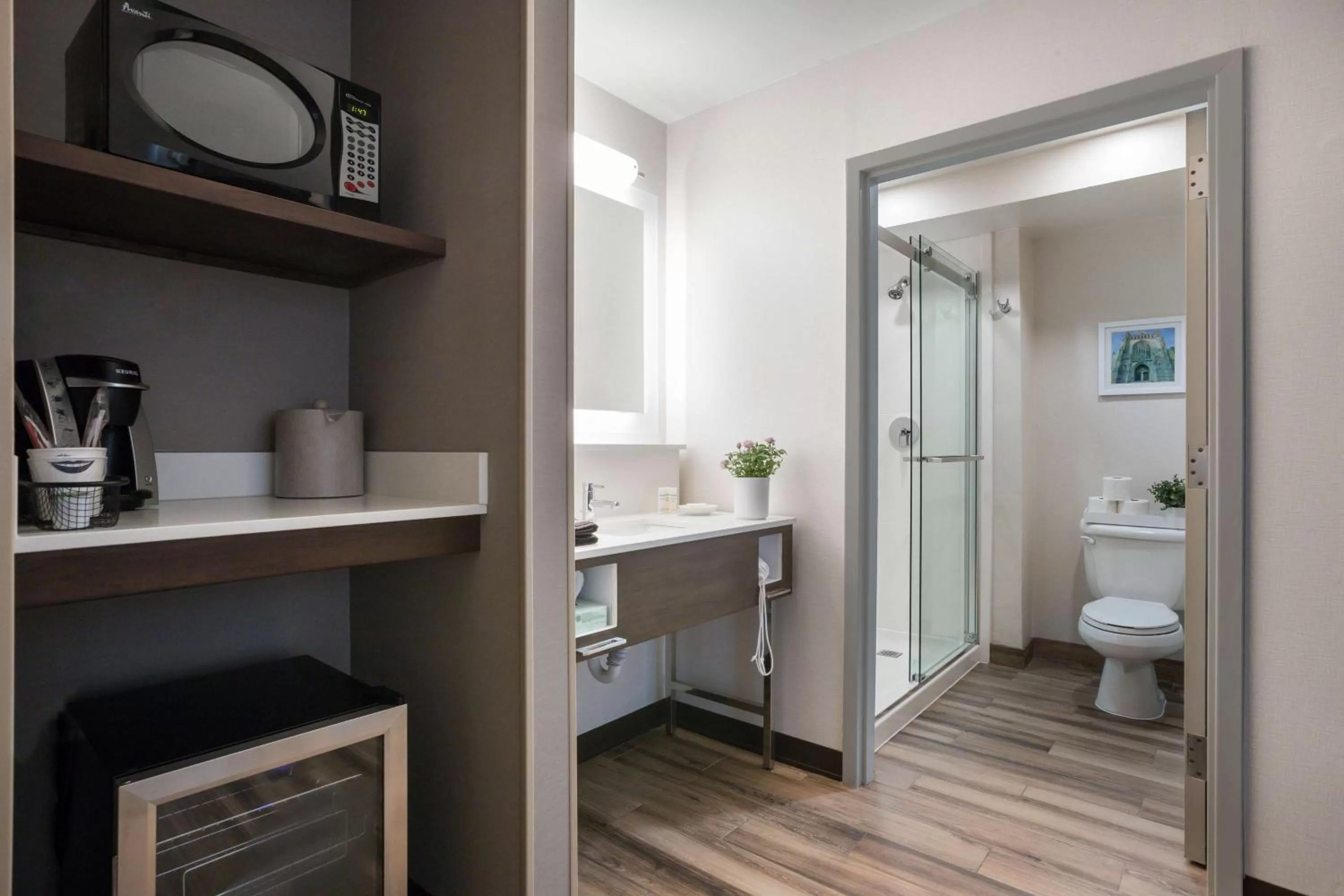 Bathroom in Hampton Inn Princeton