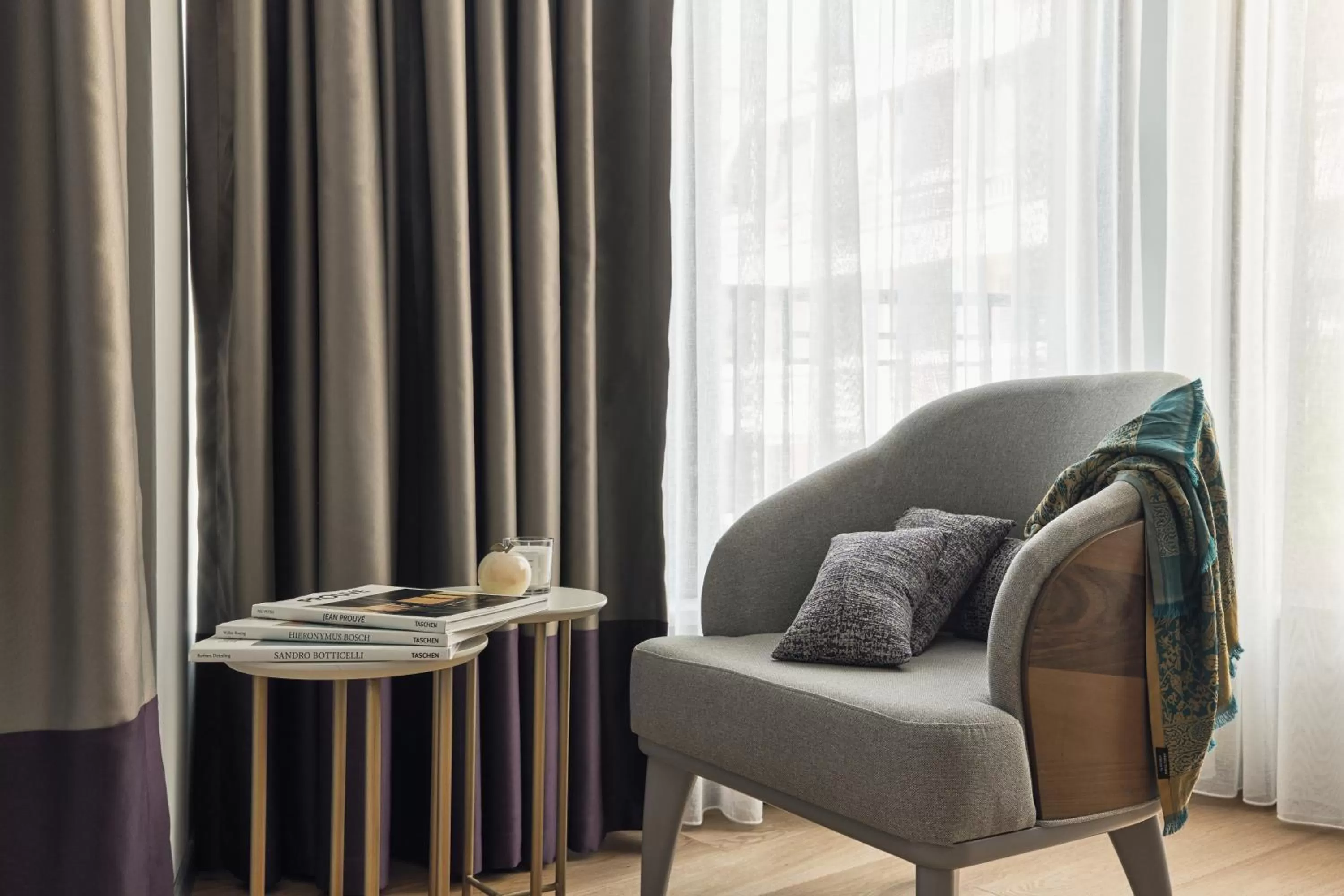 Seating area in La Fleur Boutique Hotel