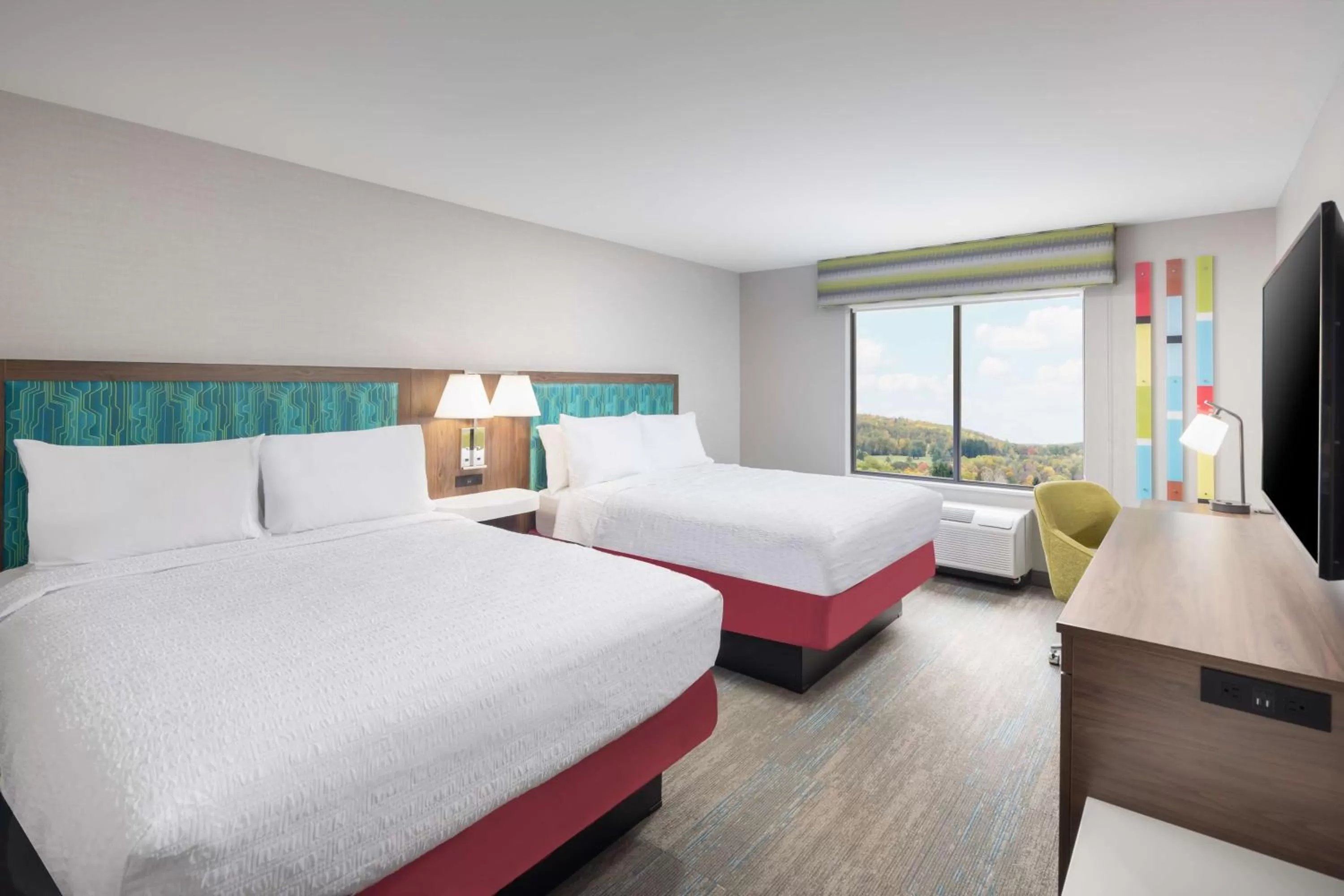 Bed in Hampton Inn Hornell