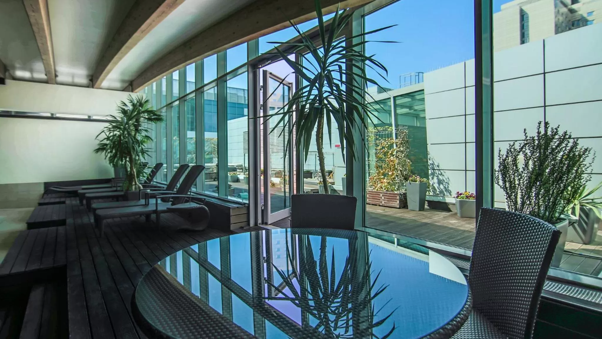 Balcony/Terrace in Andersia Hotel & Spa Poznan, a member of Radisson Individuals