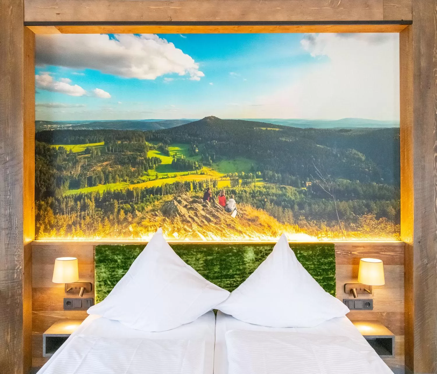 Bedroom, Bed in Hotel Waldmühle