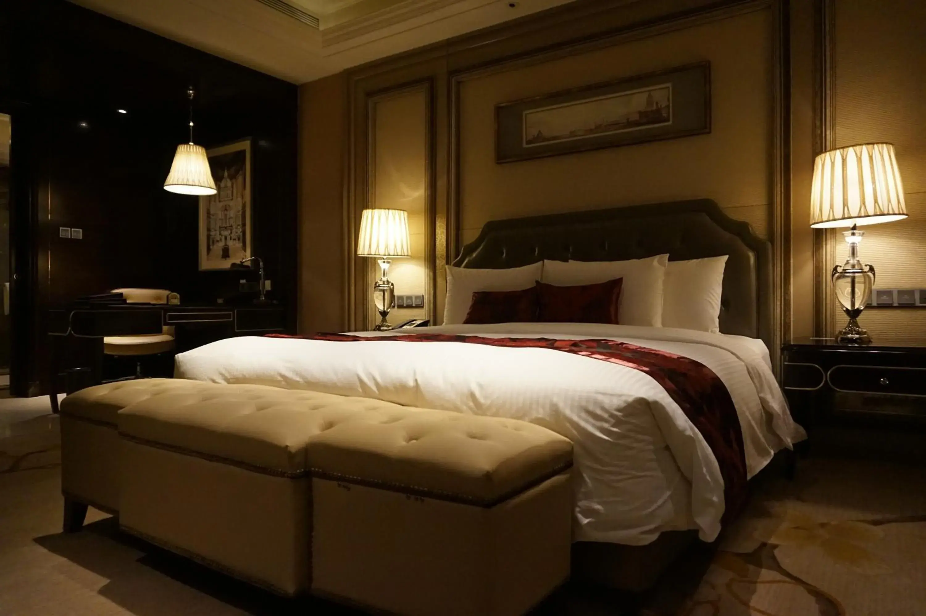 Grand Deluxe King Room in Wanda Realm Harbin Hotel Grand Deluxe King Room in Wanda Realm Harbin Hotel